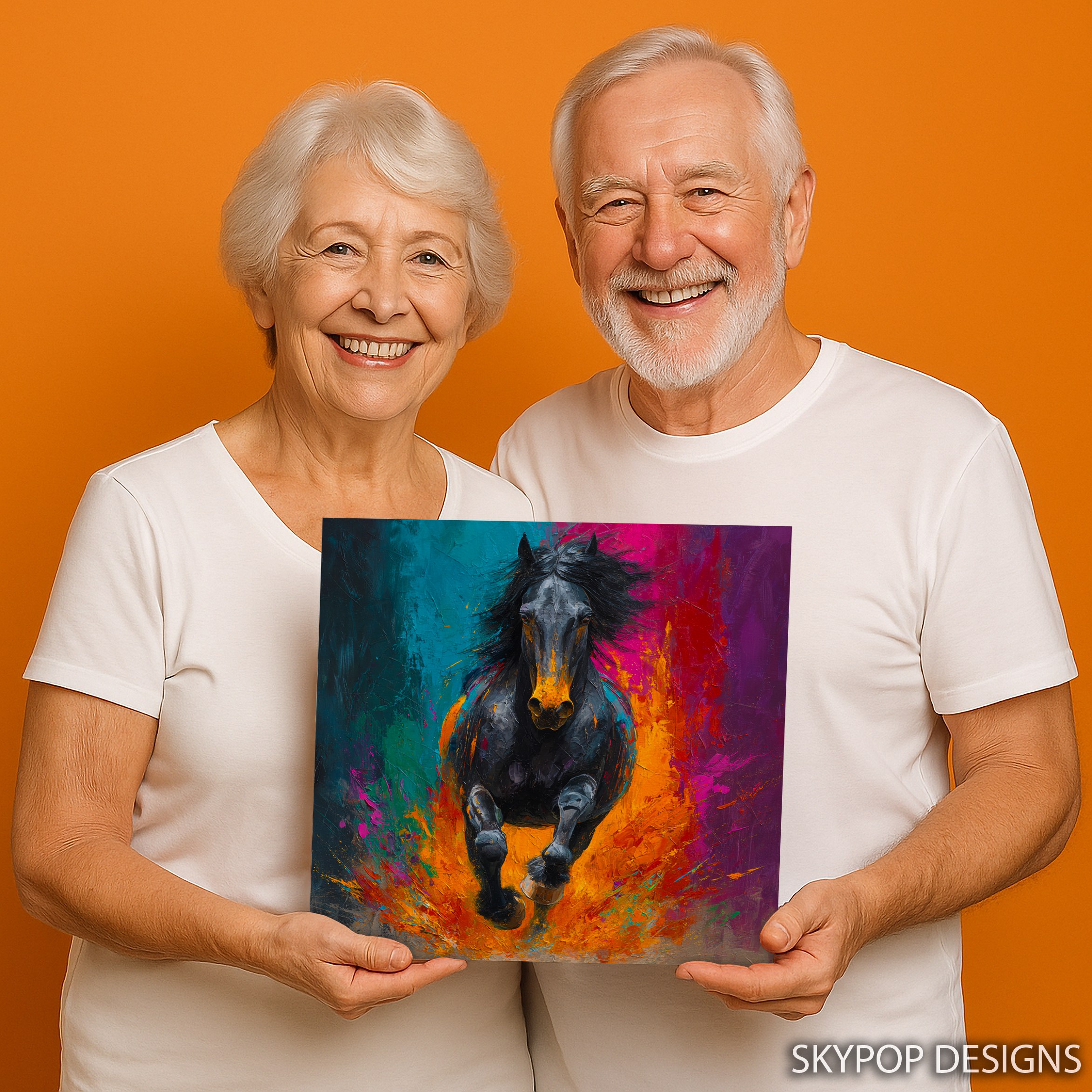 9.jpg Colorful Horse Art