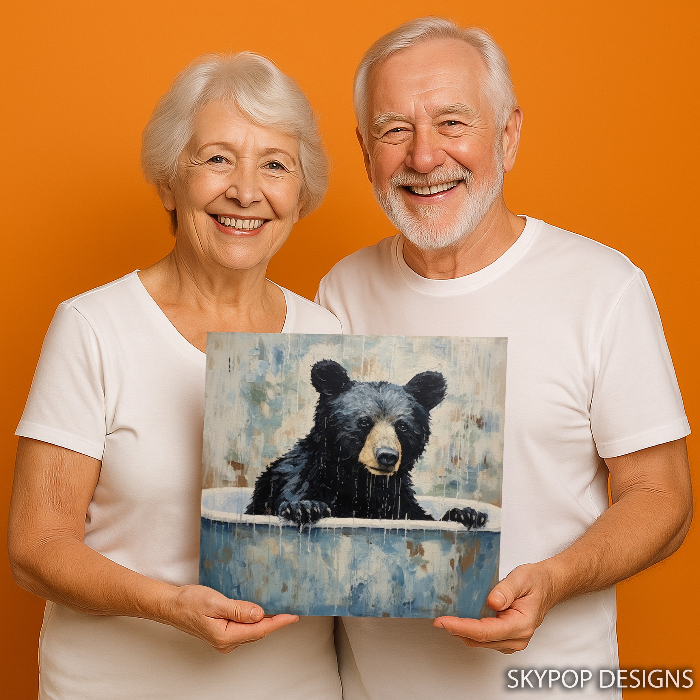 9.jpg Bear Bathtime Art