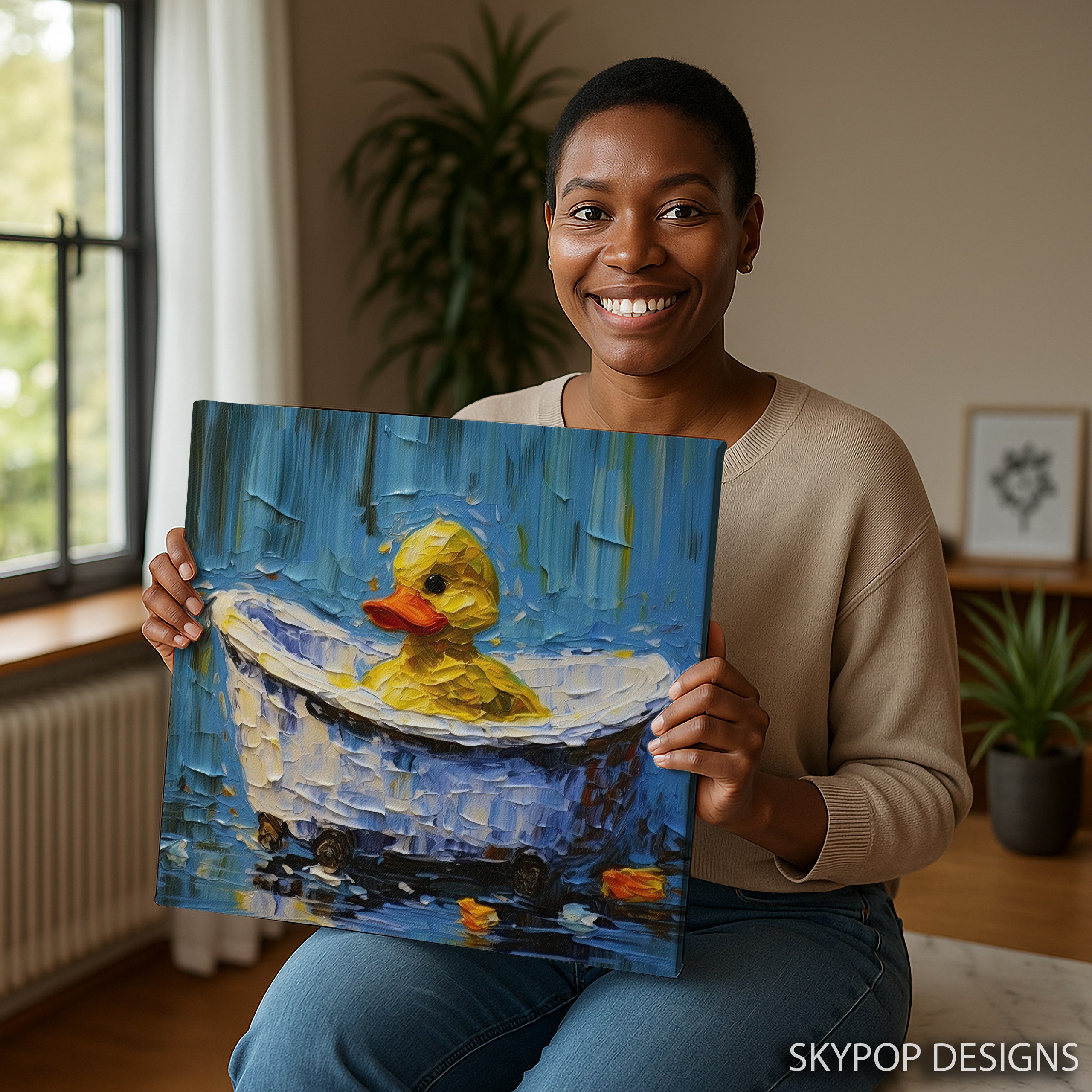 9.jpg Duck Bath Time Art