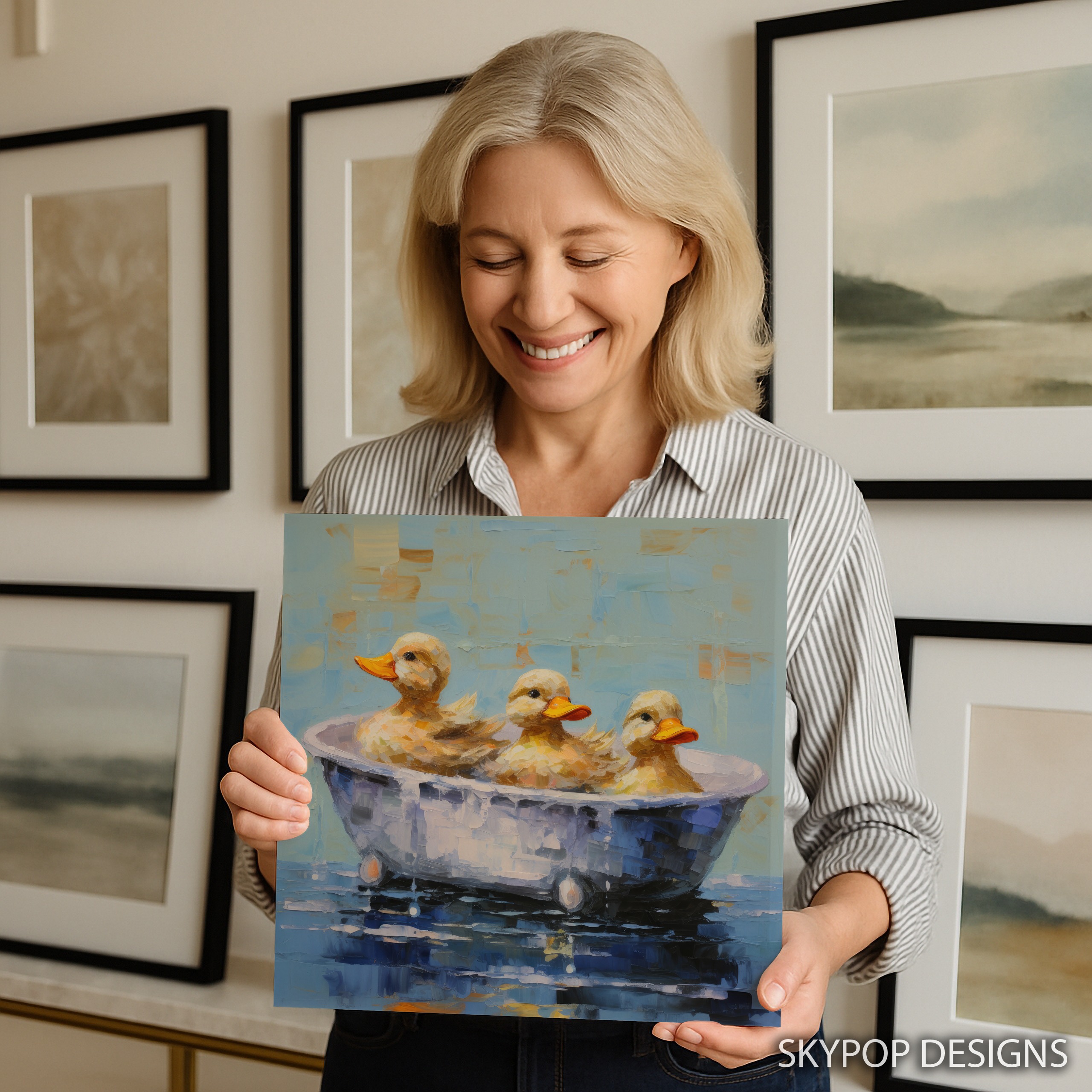 9.jpg Ducklings Art