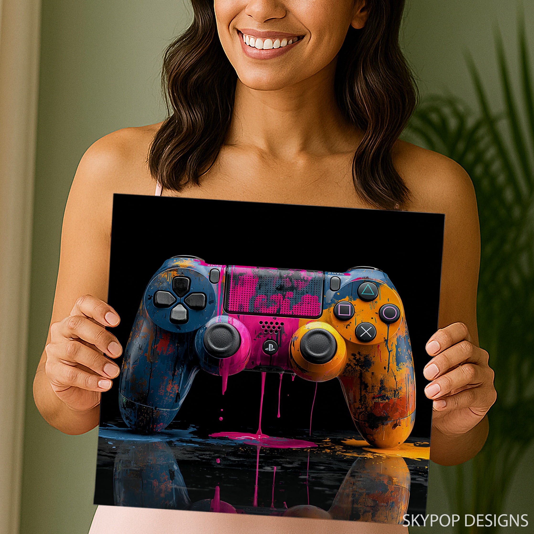 9.jpg Colorful Gaming Controller Art