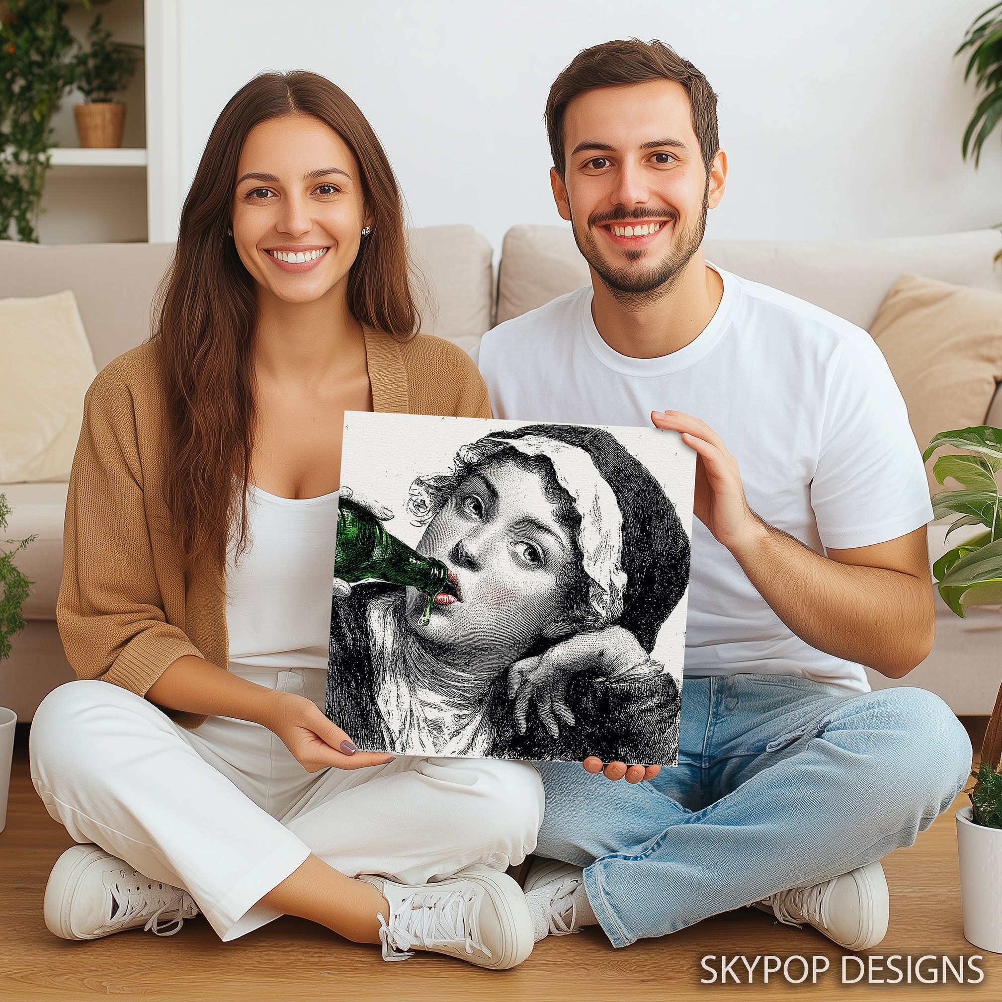 9.jpg Vintage Bottle Feeding Art