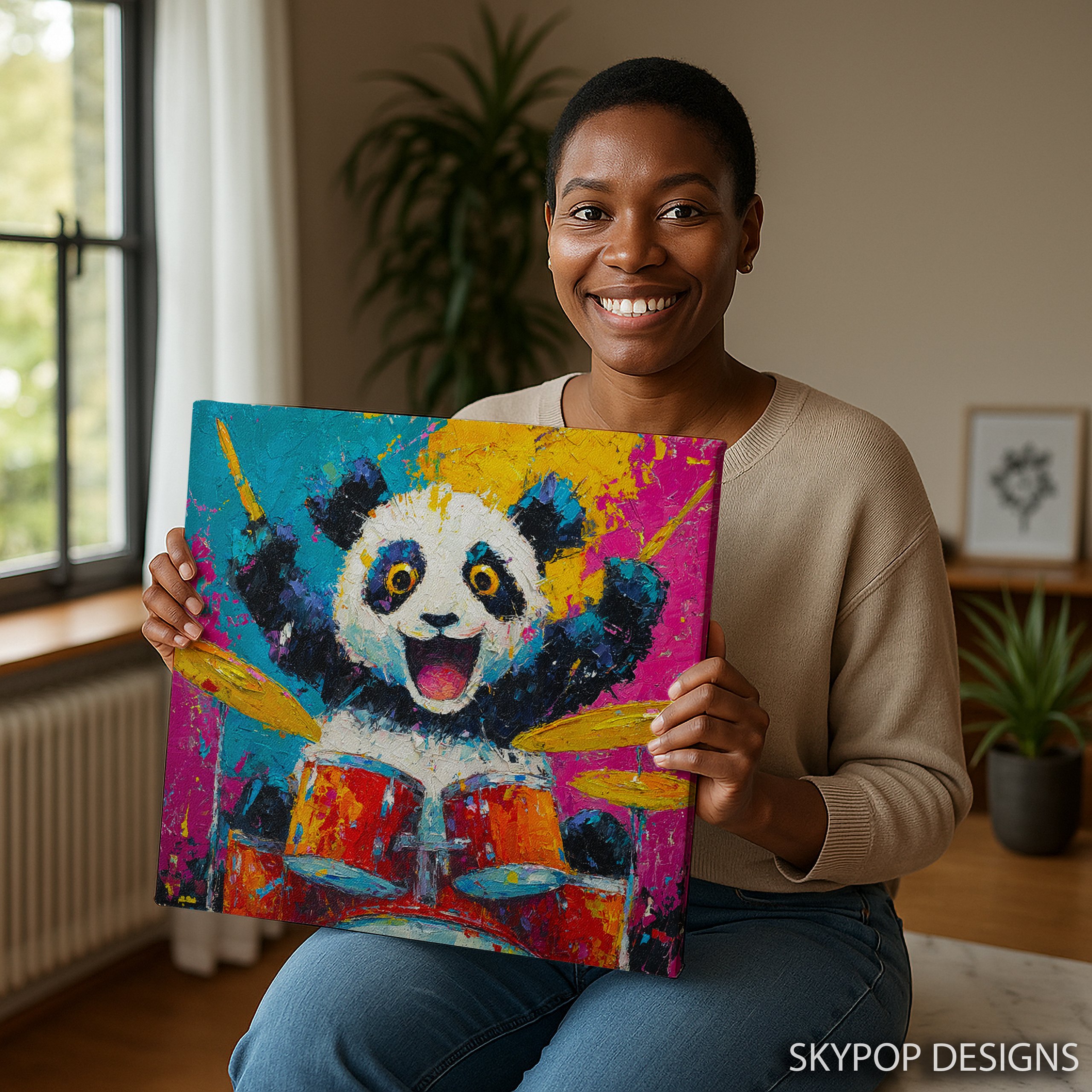 9.jpg Panda Drummer Art
