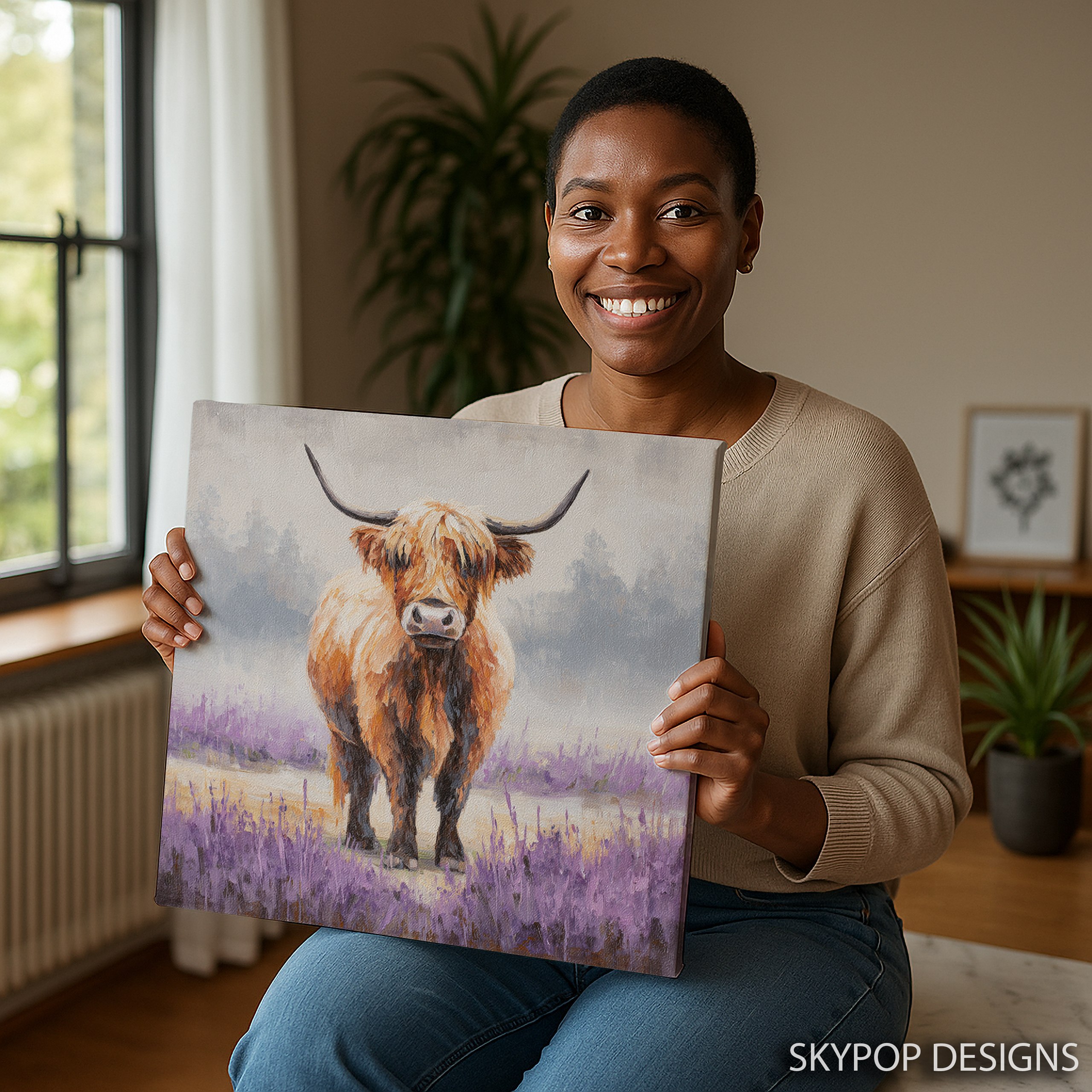 9.jpg Highland Cow Art