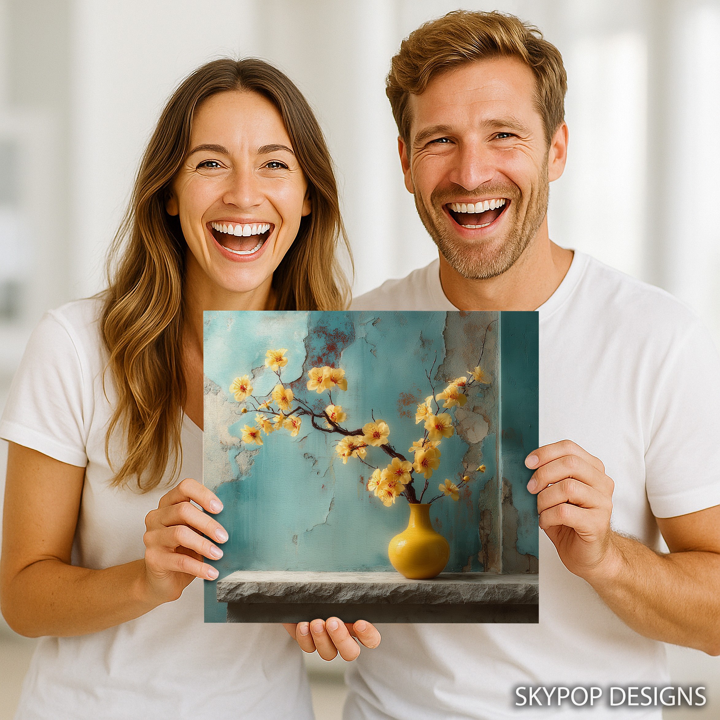 9.jpg Yellow Blossom Branch Art