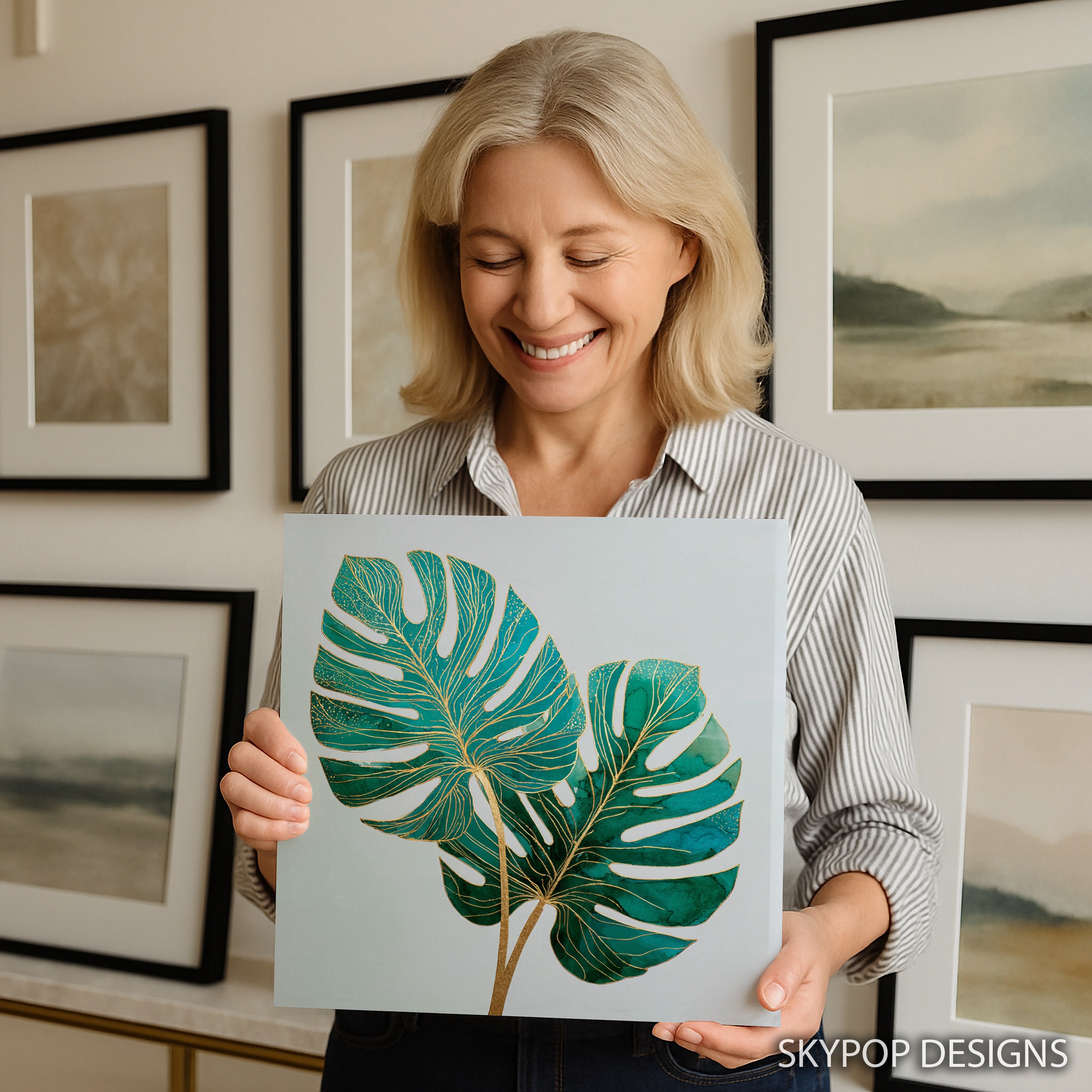 9.jpg Monstera Leaf Art