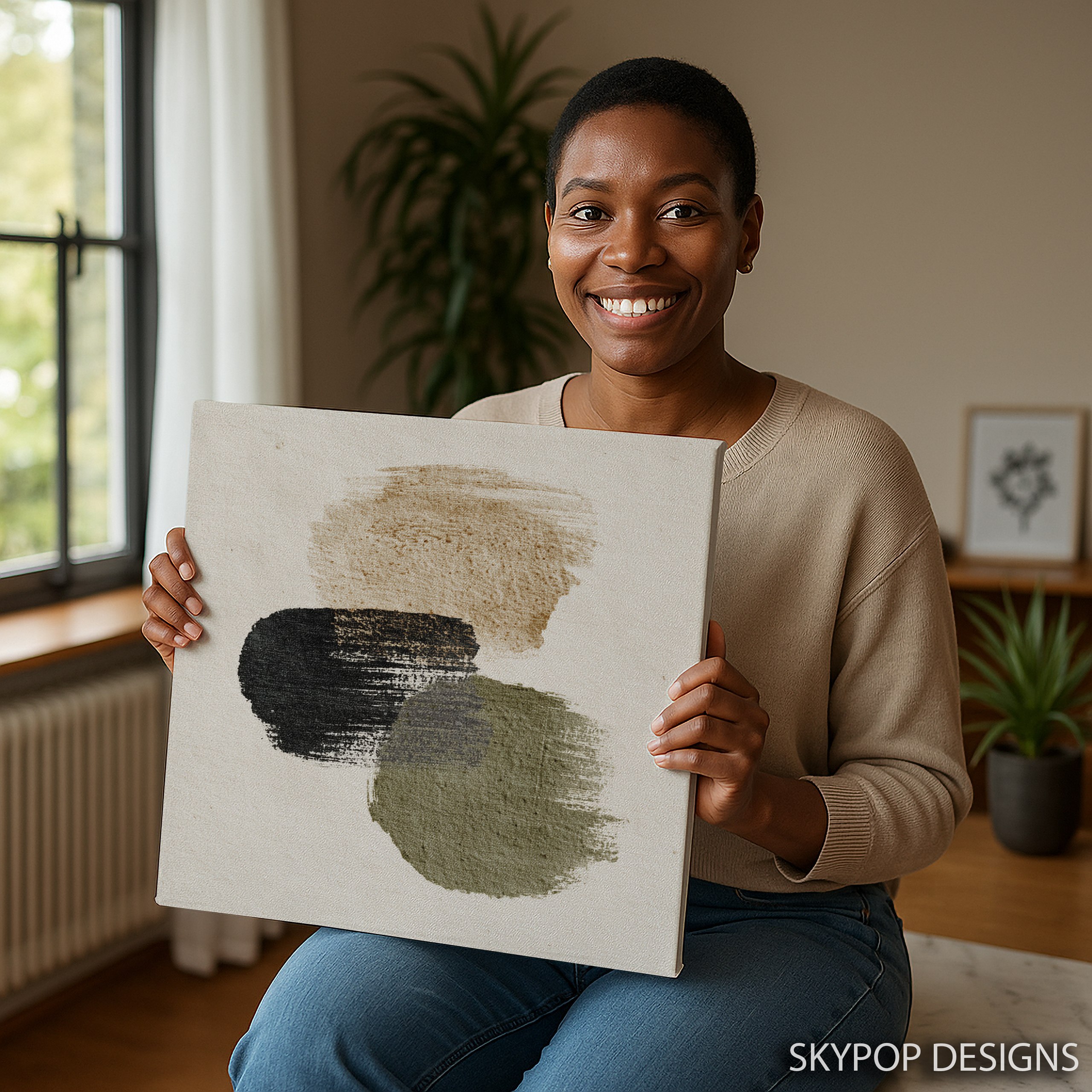 9.jpg Earthy Brushstrokes Art