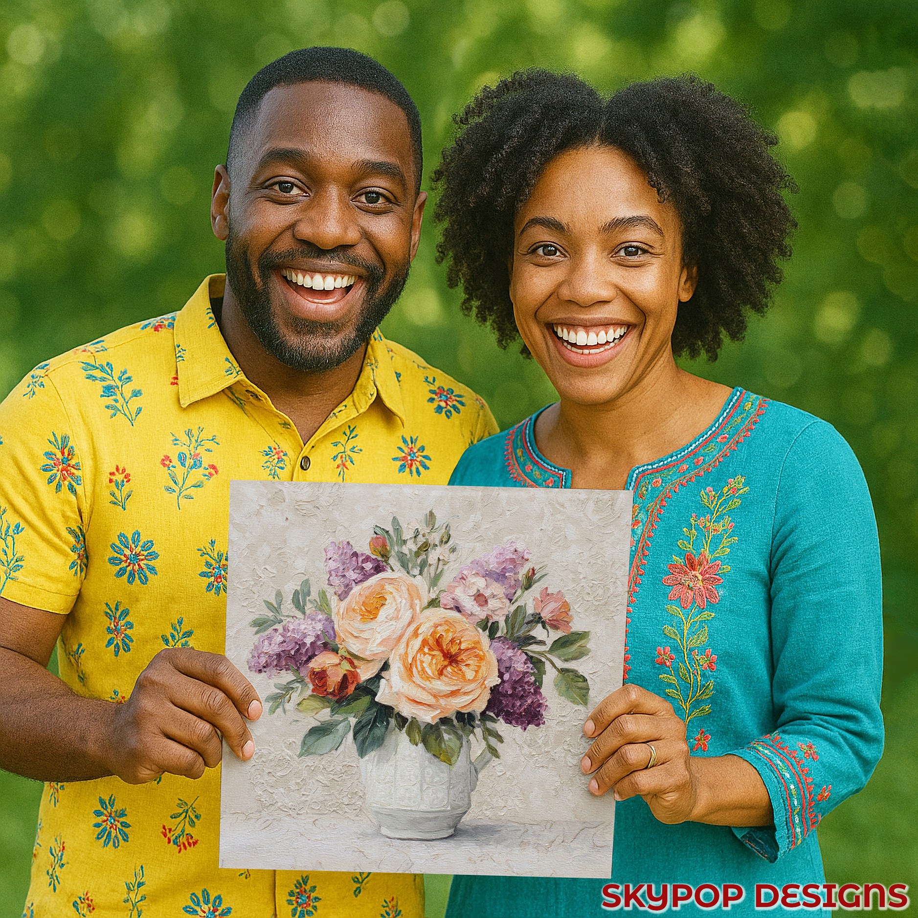 9.jpg Vintage Rose Bouquet Art
