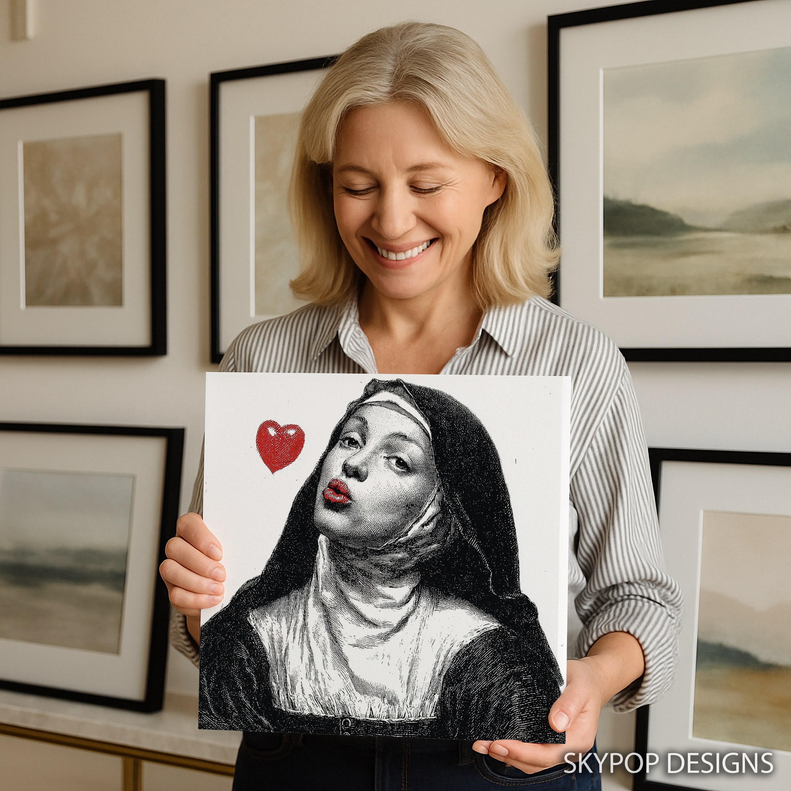 9.jpg Cheeky Nun Art