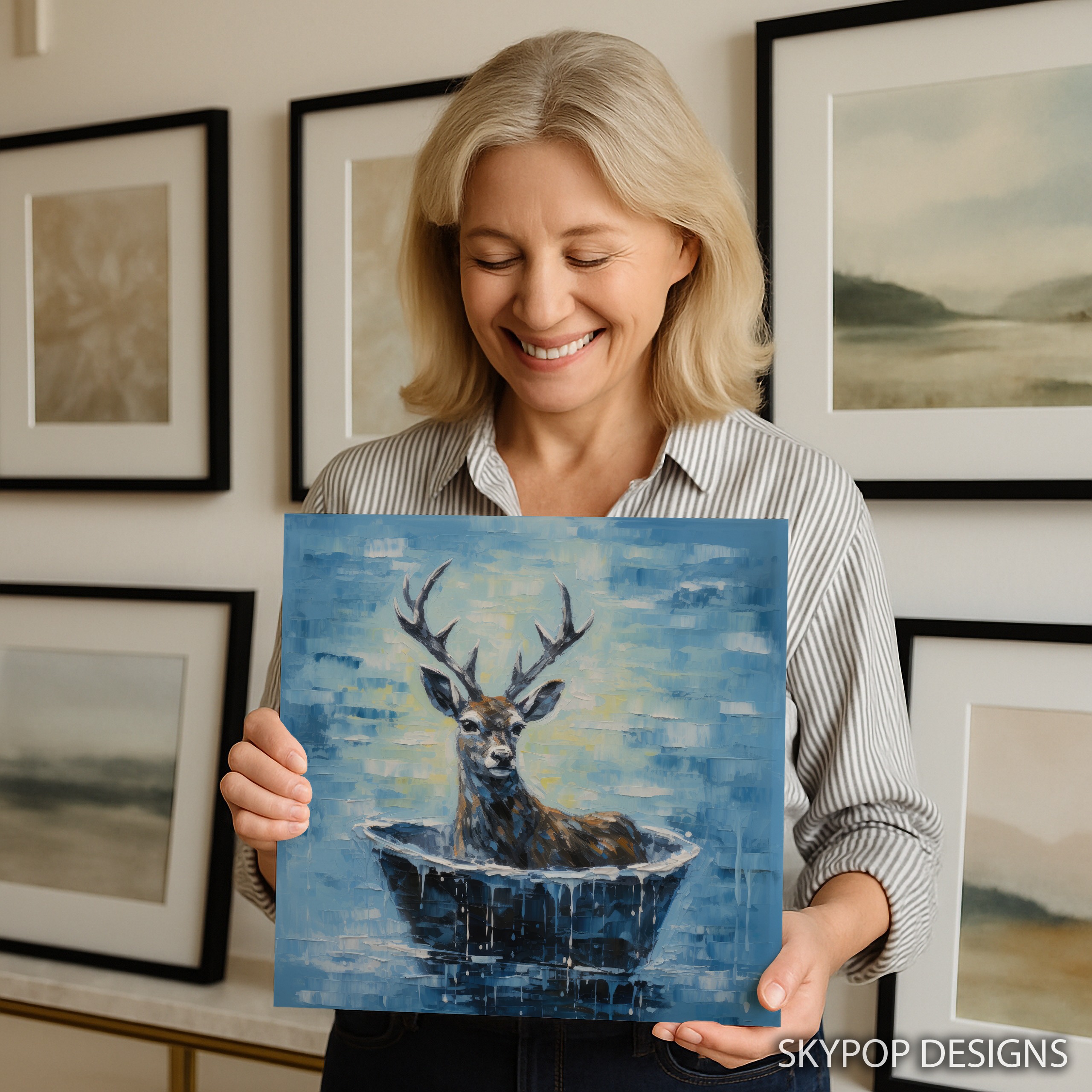 9.jpg Deer Art