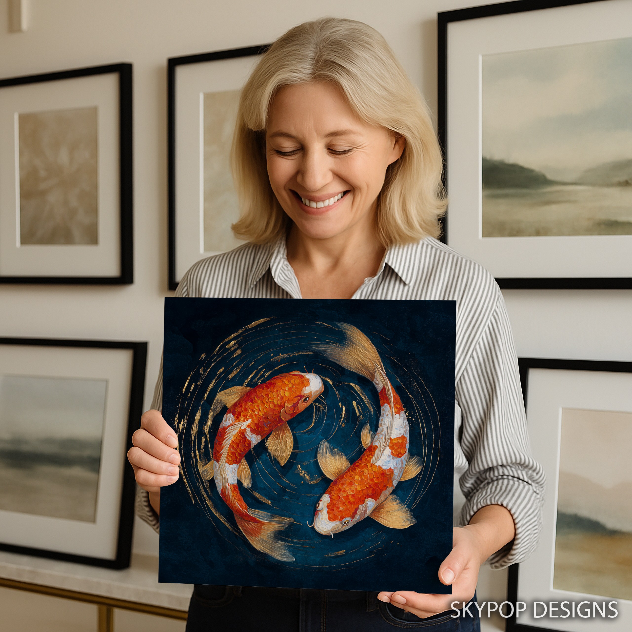 9.jpg Koi Fish Harmony Art