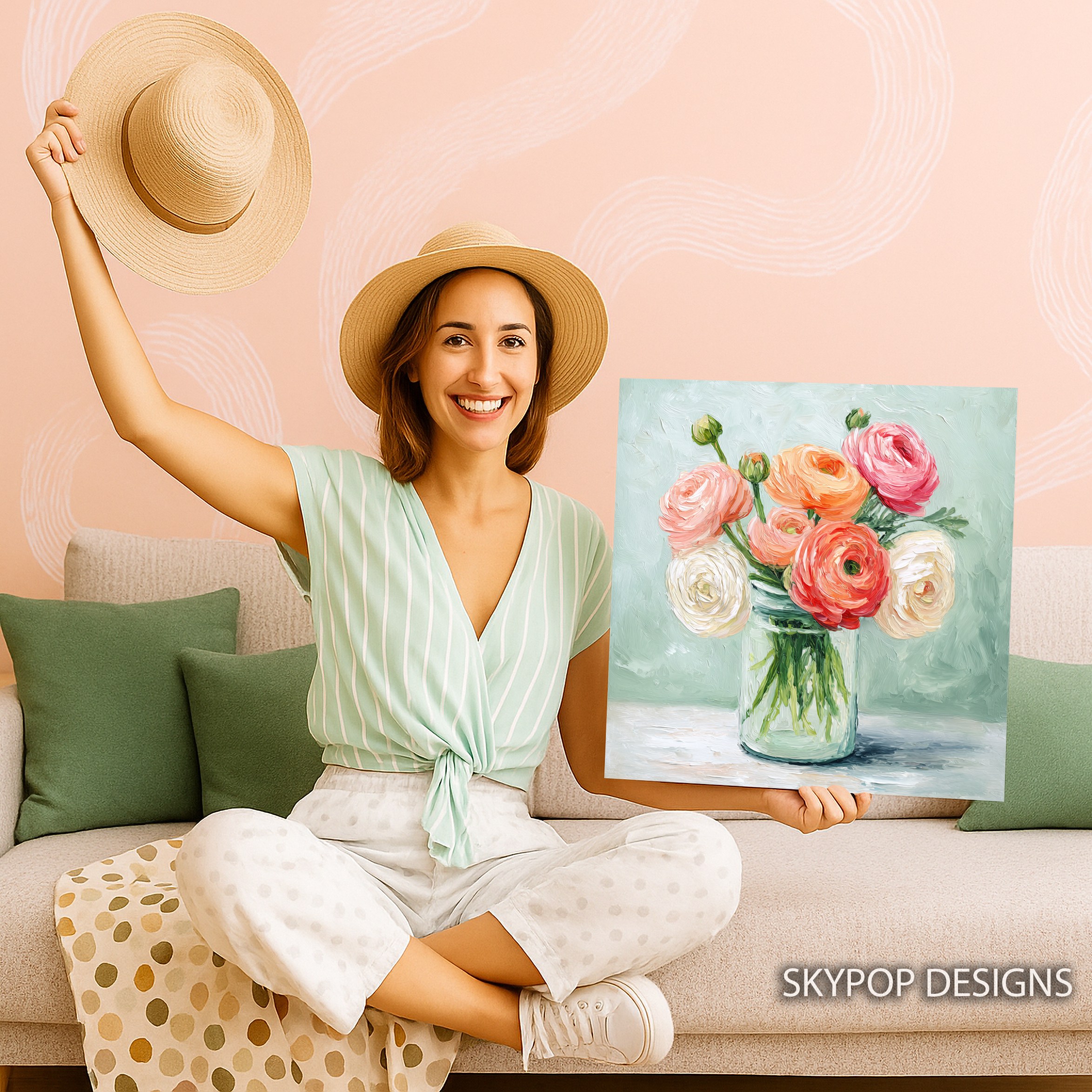 9.jpg Ranunculus Bouquet Art