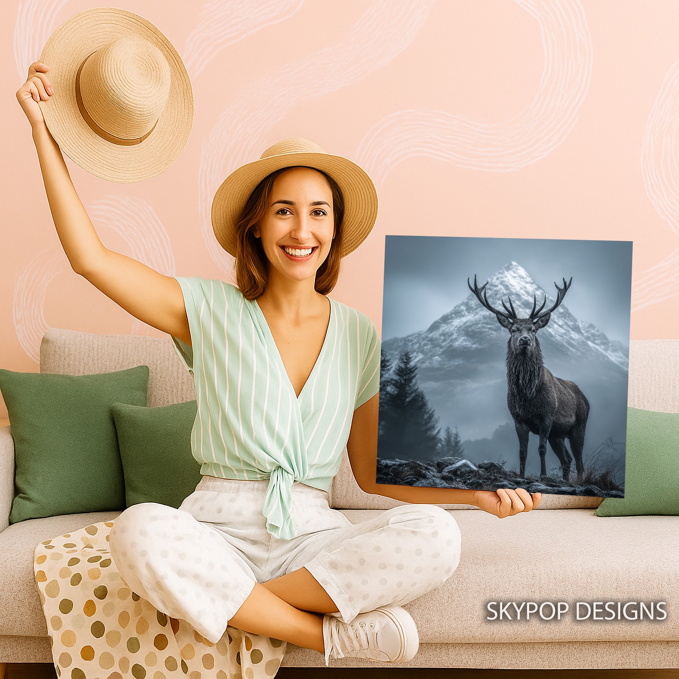 9.jpg Deer Art