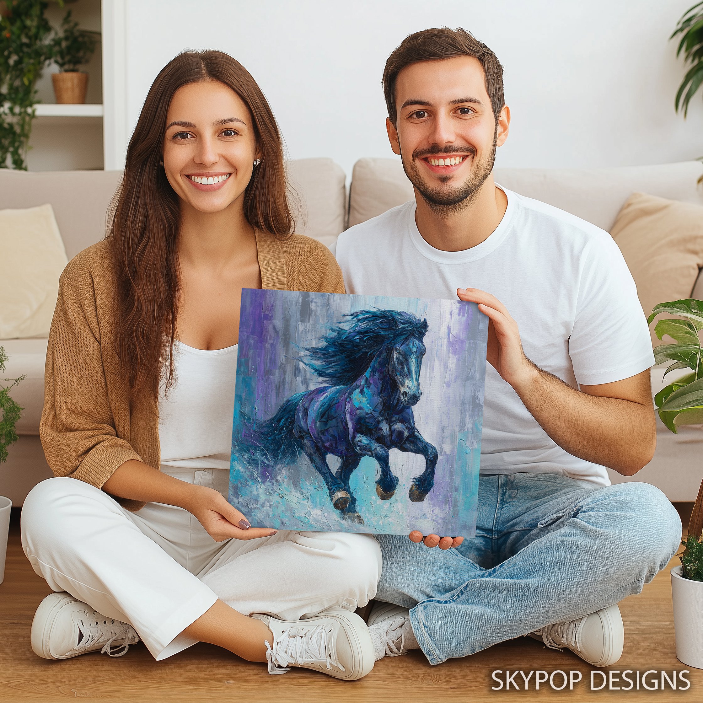 9.jpg Blue Horse Art