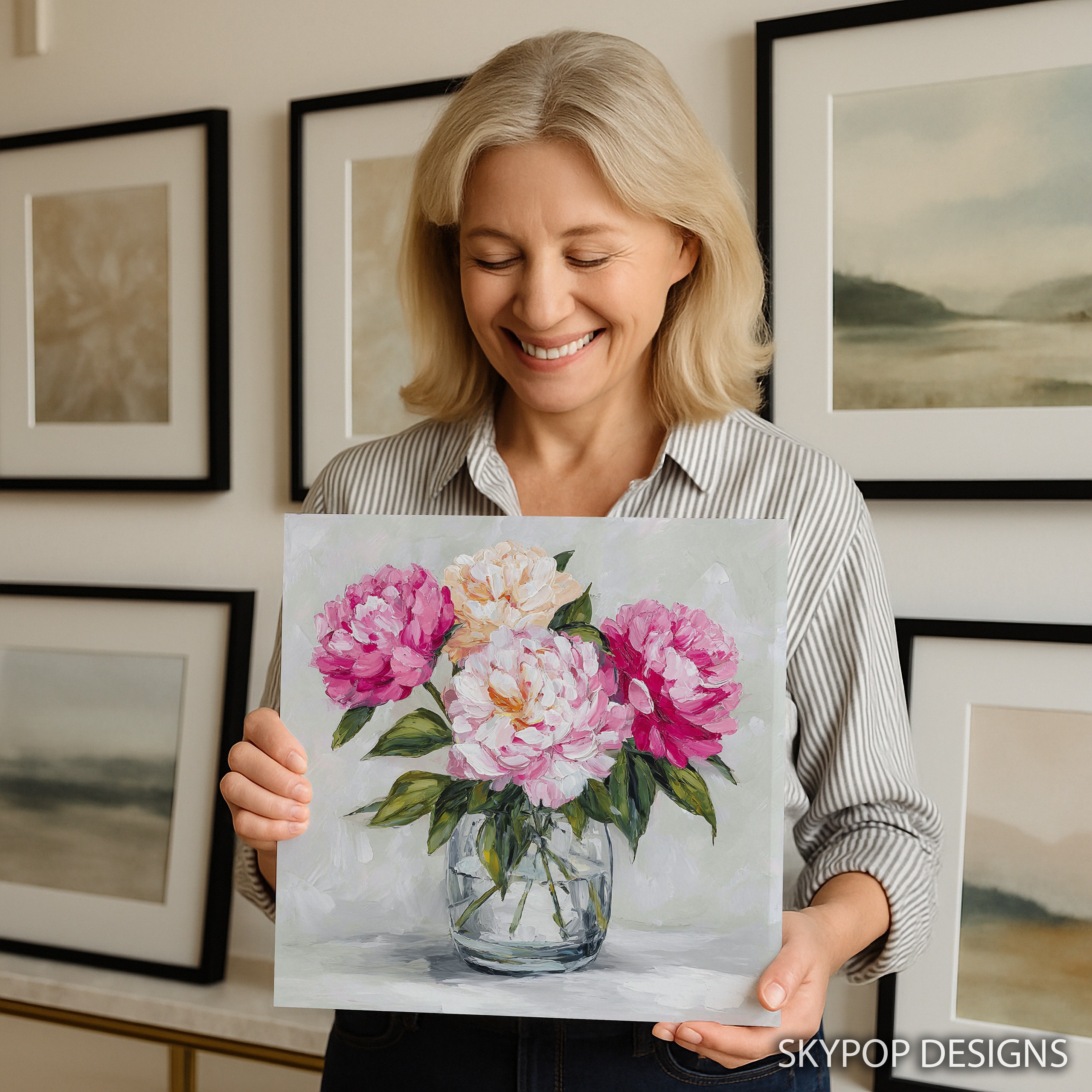 9.jpg Peony Bouquet Art