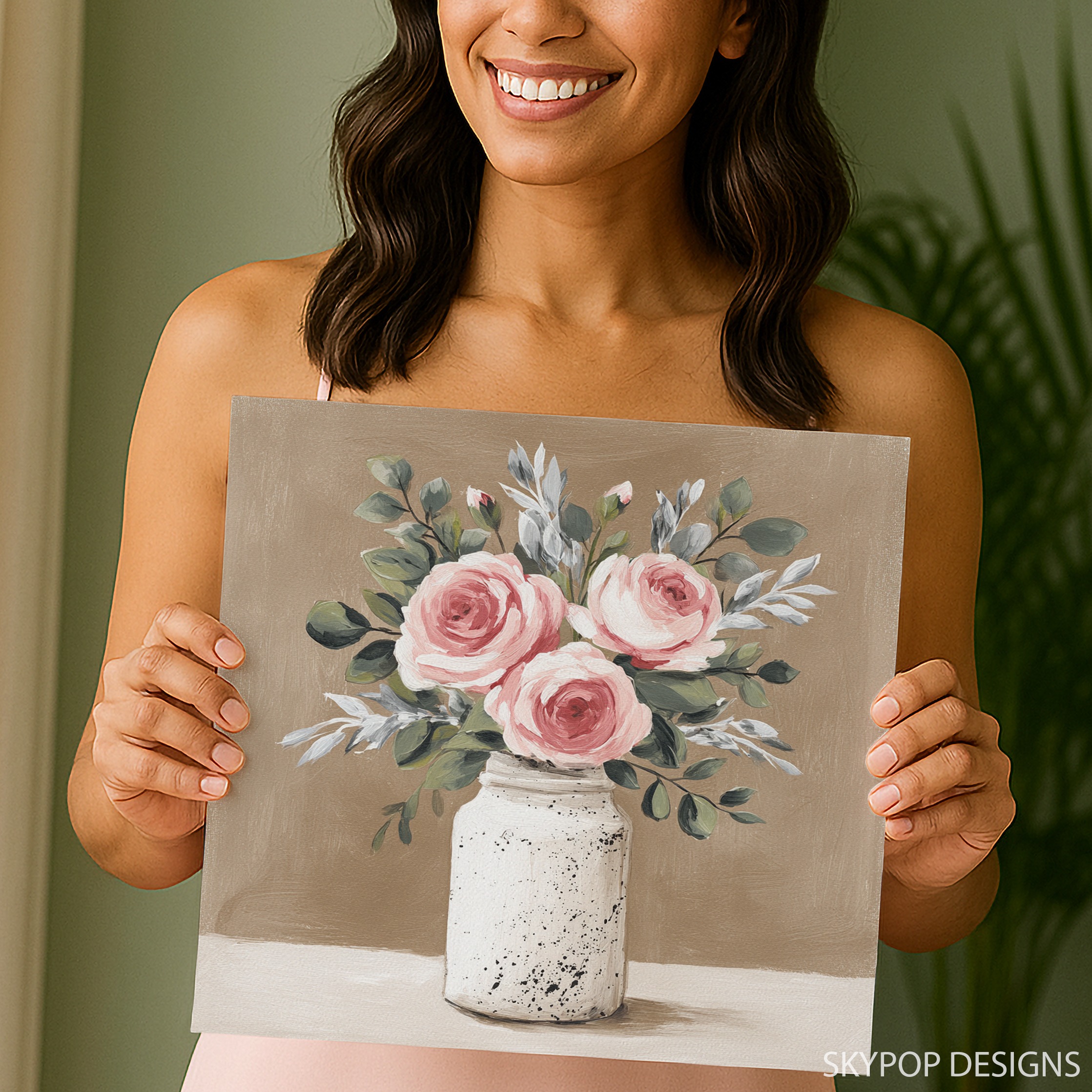 9.jpg Rustic Rose Bouquet Art