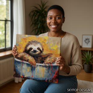 Sloth Bath Art