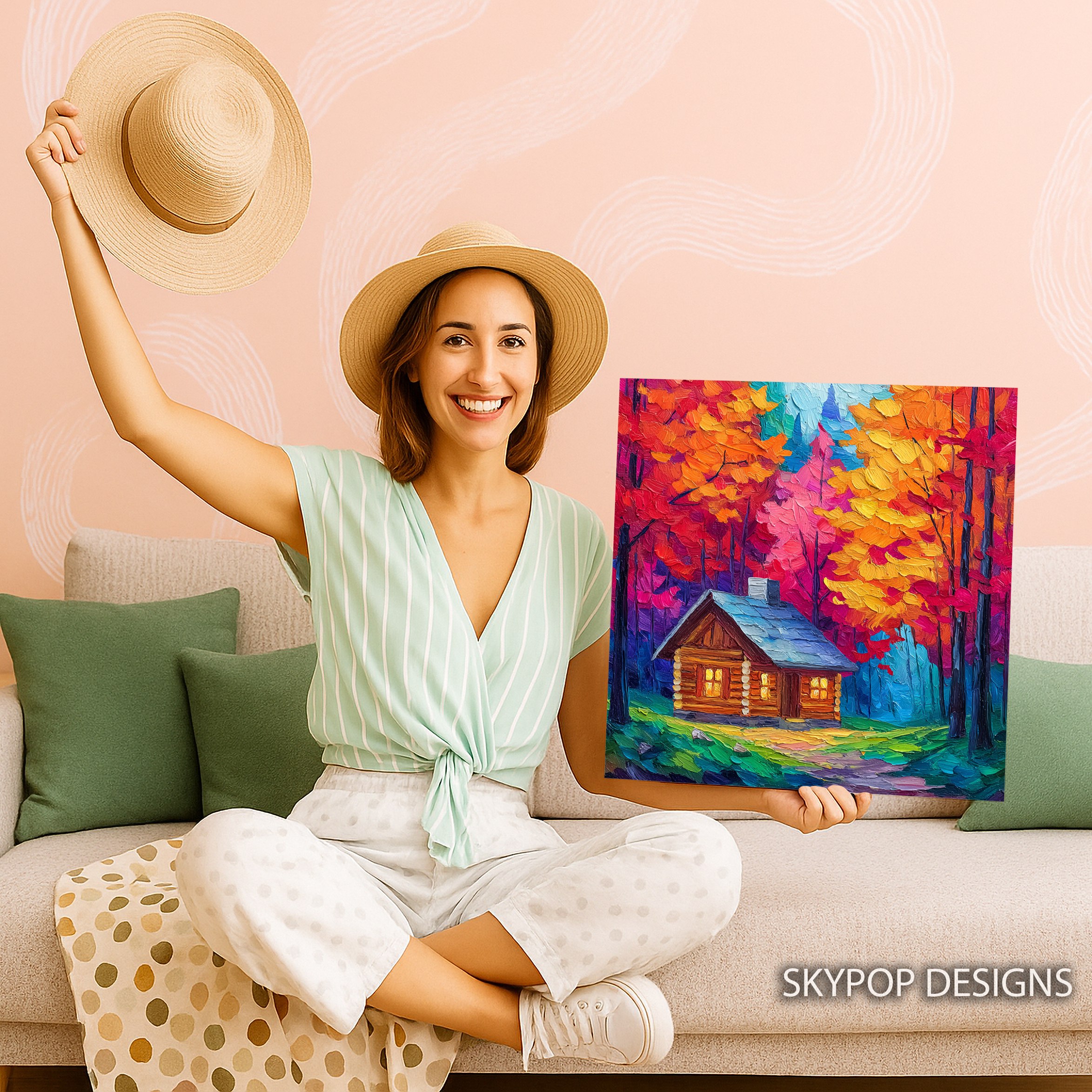 9.jpg Autumn Cabin Retreat Art