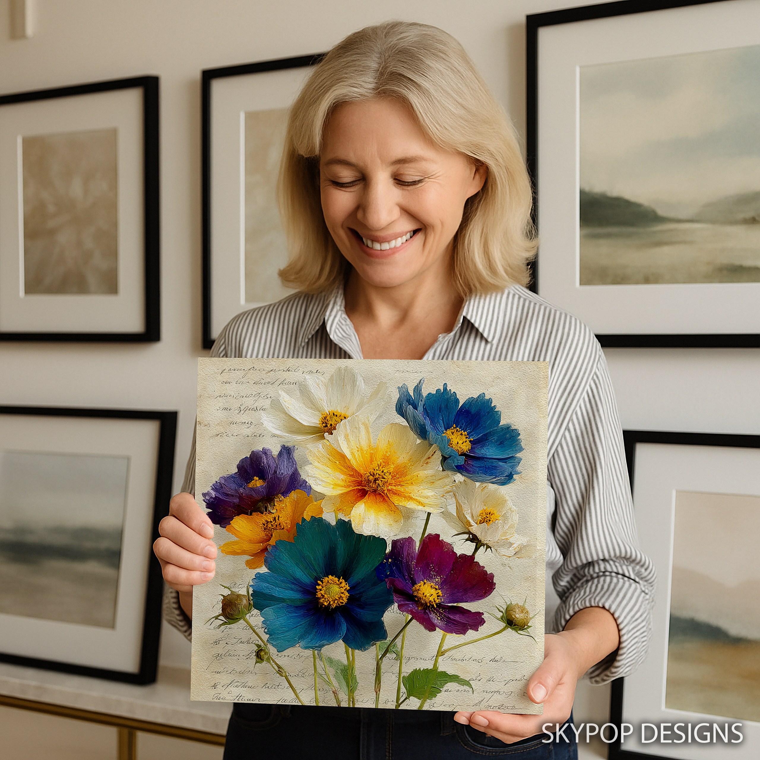 9.jpg Cosmos Flower Art