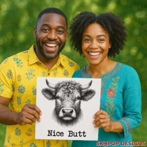Highland Cow Art