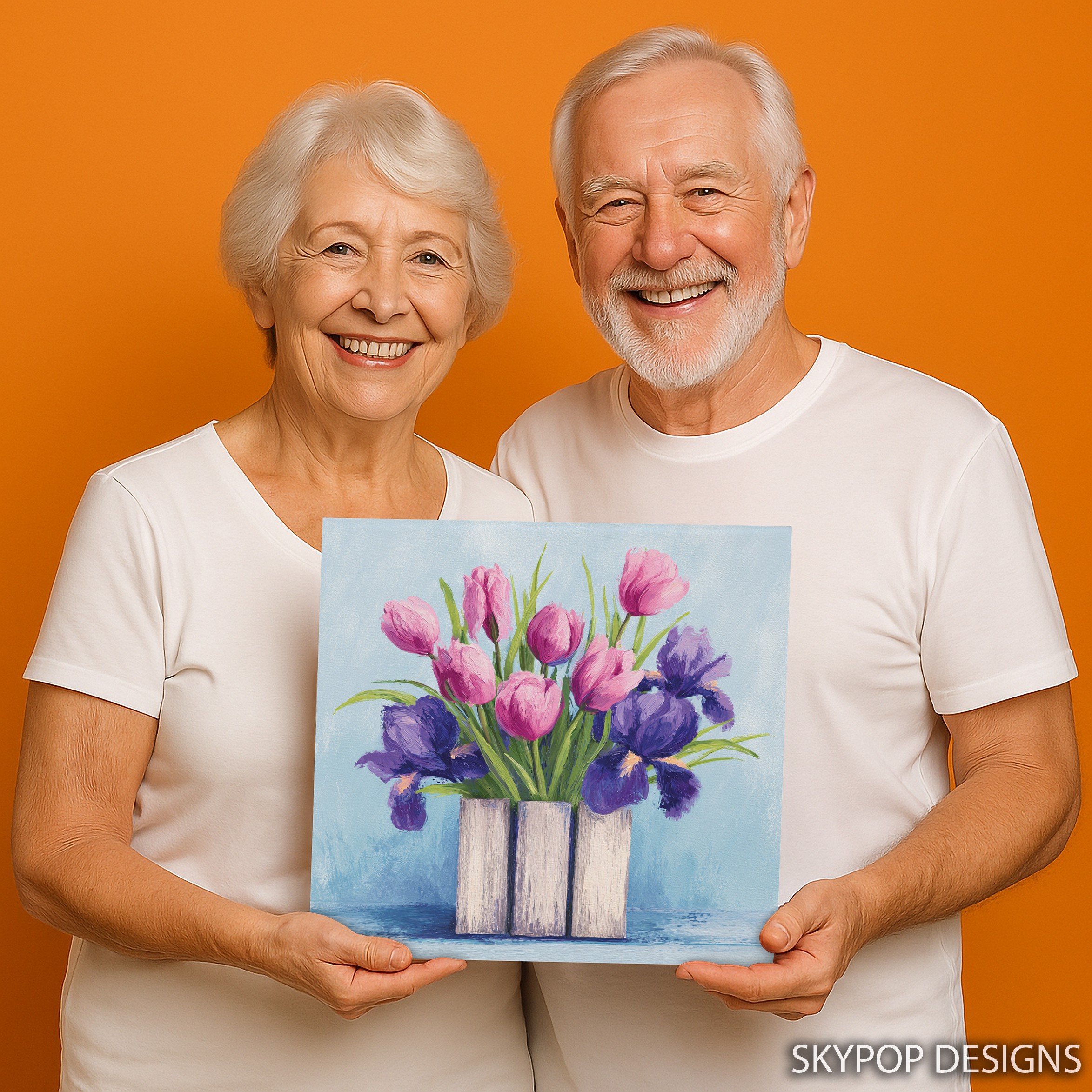 9.jpg Tulip and Iris Bouquet Art