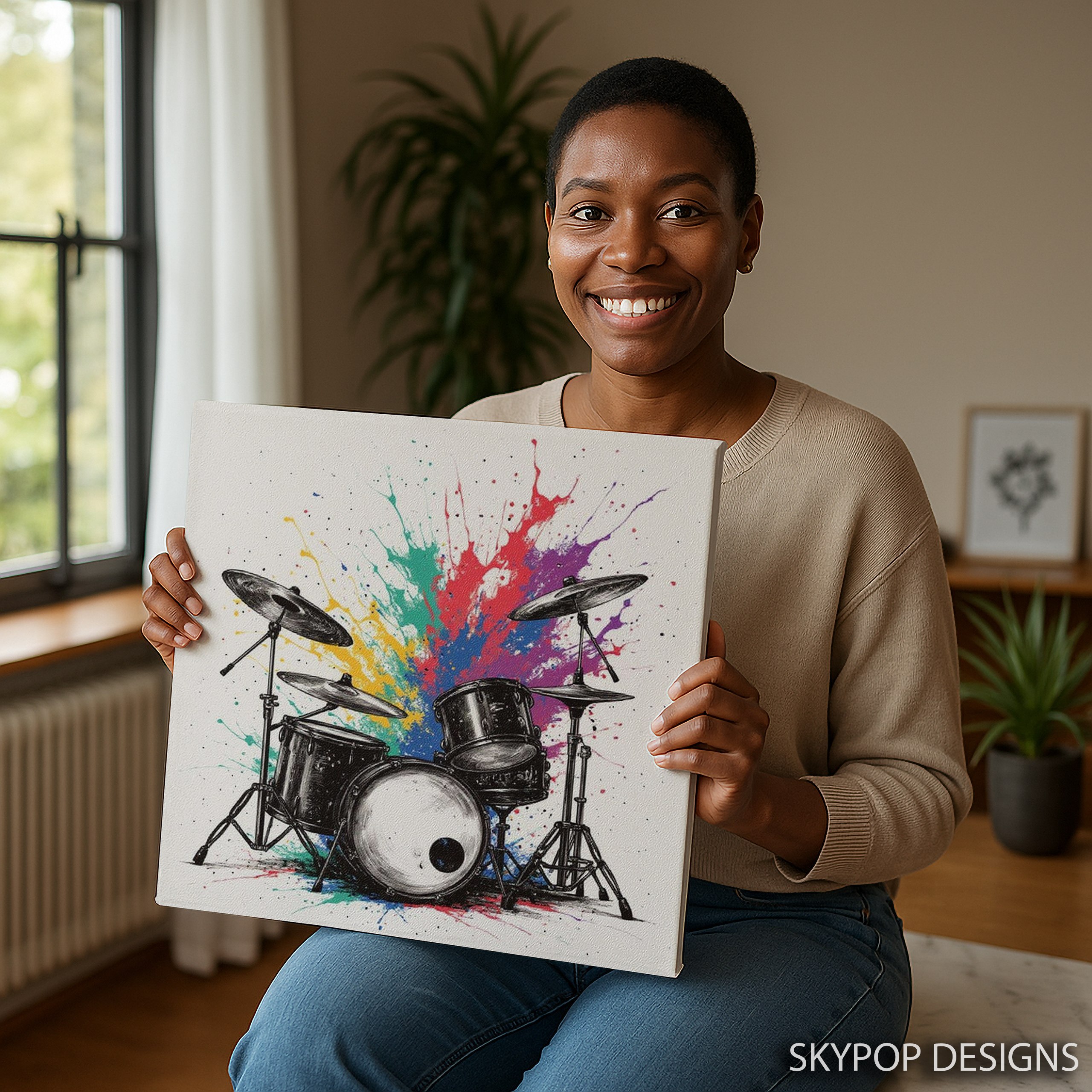 9.jpg Explosive Drum Set Art