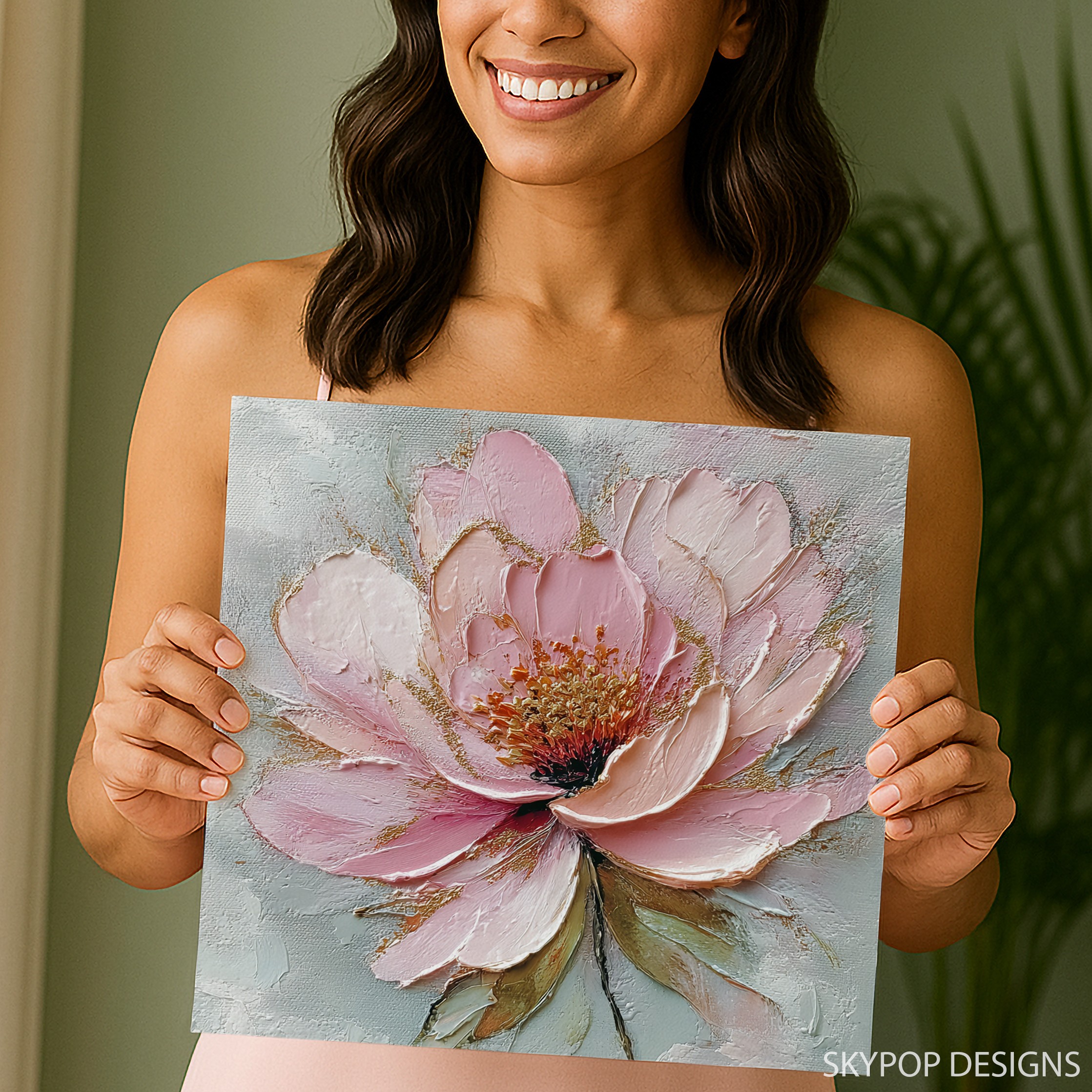 9.jpg Pink Peony Bloom Art
