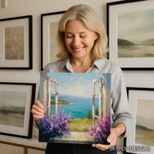 Open Window Ocean View Art