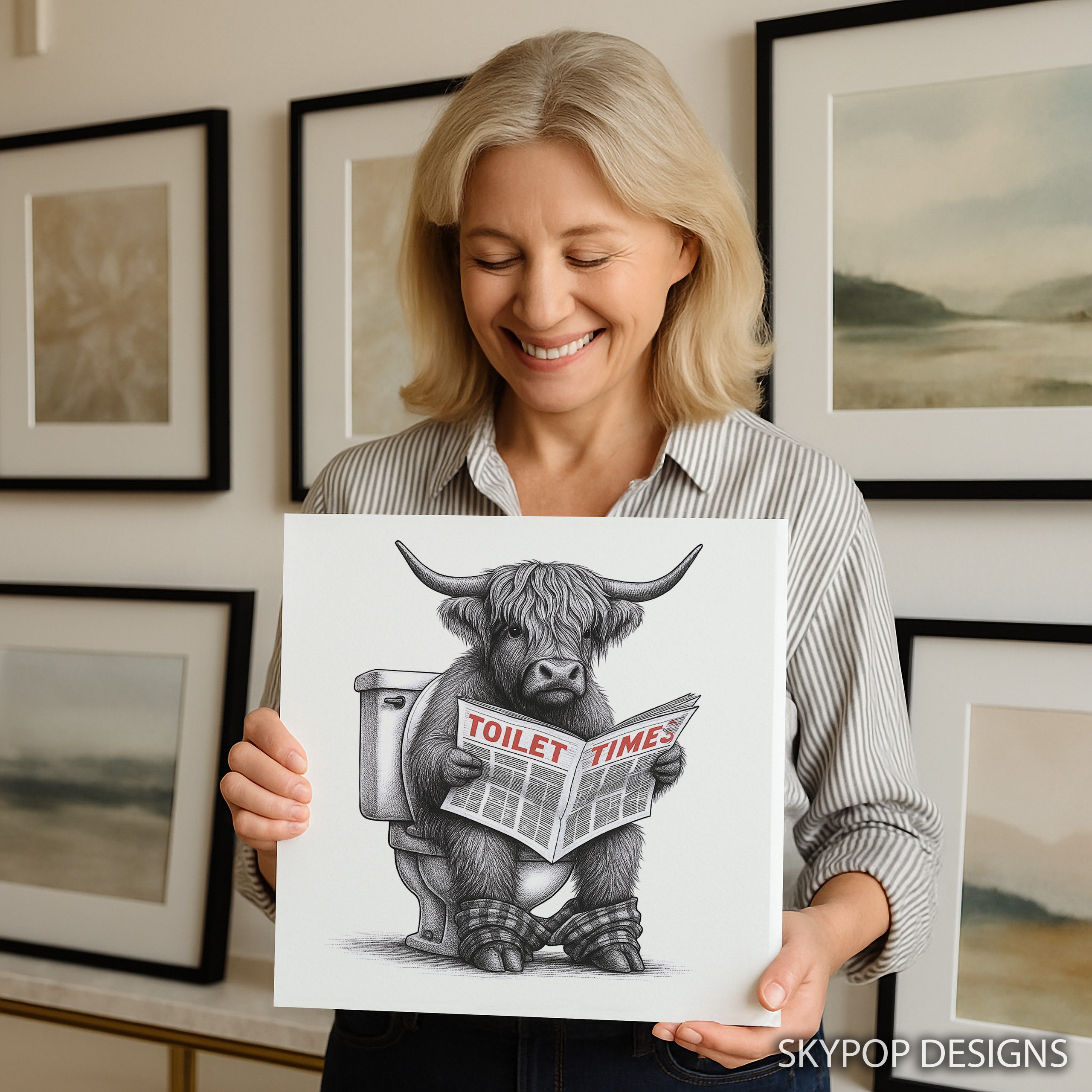 9.jpg Highland Cow Art