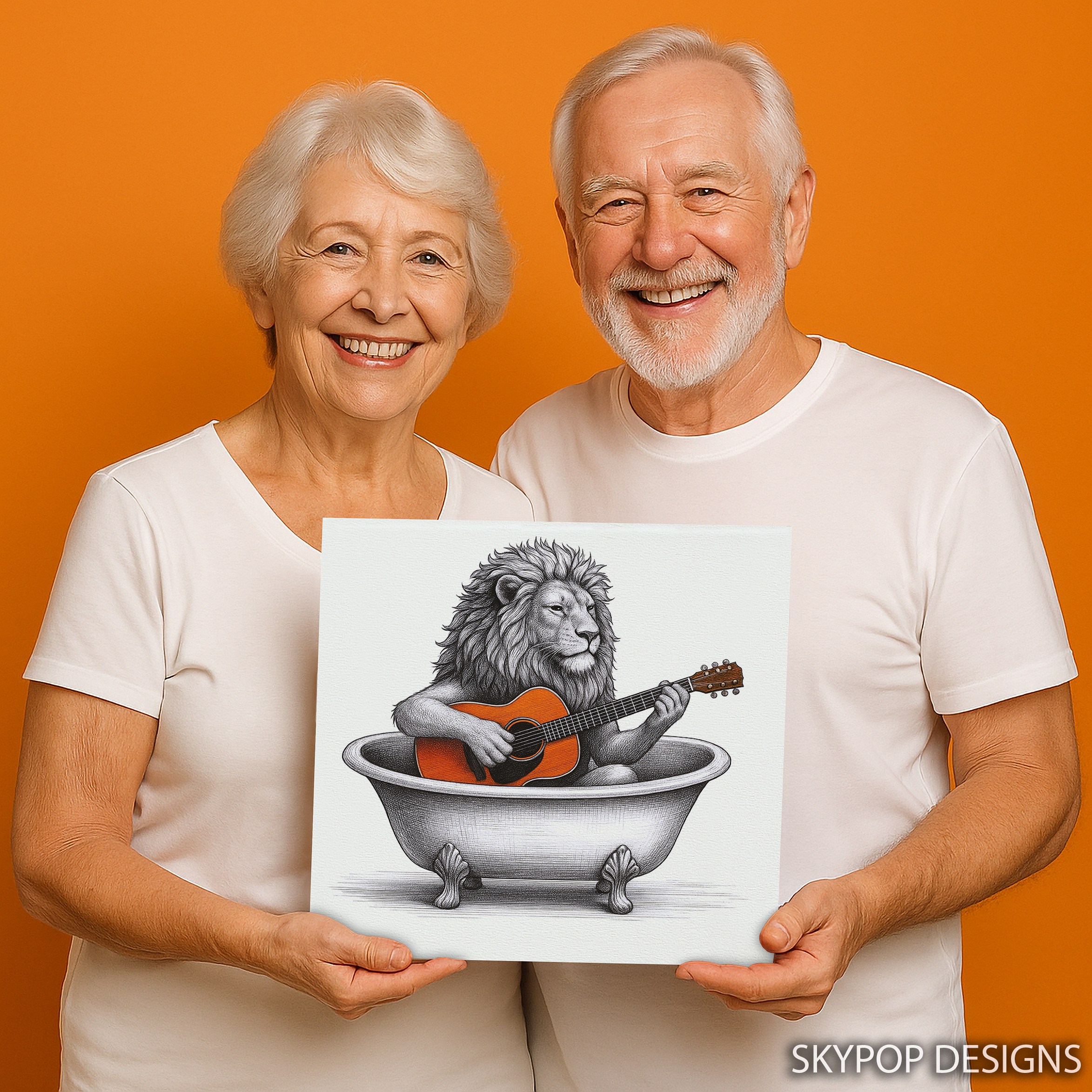 9.jpg Lion Guitar Art