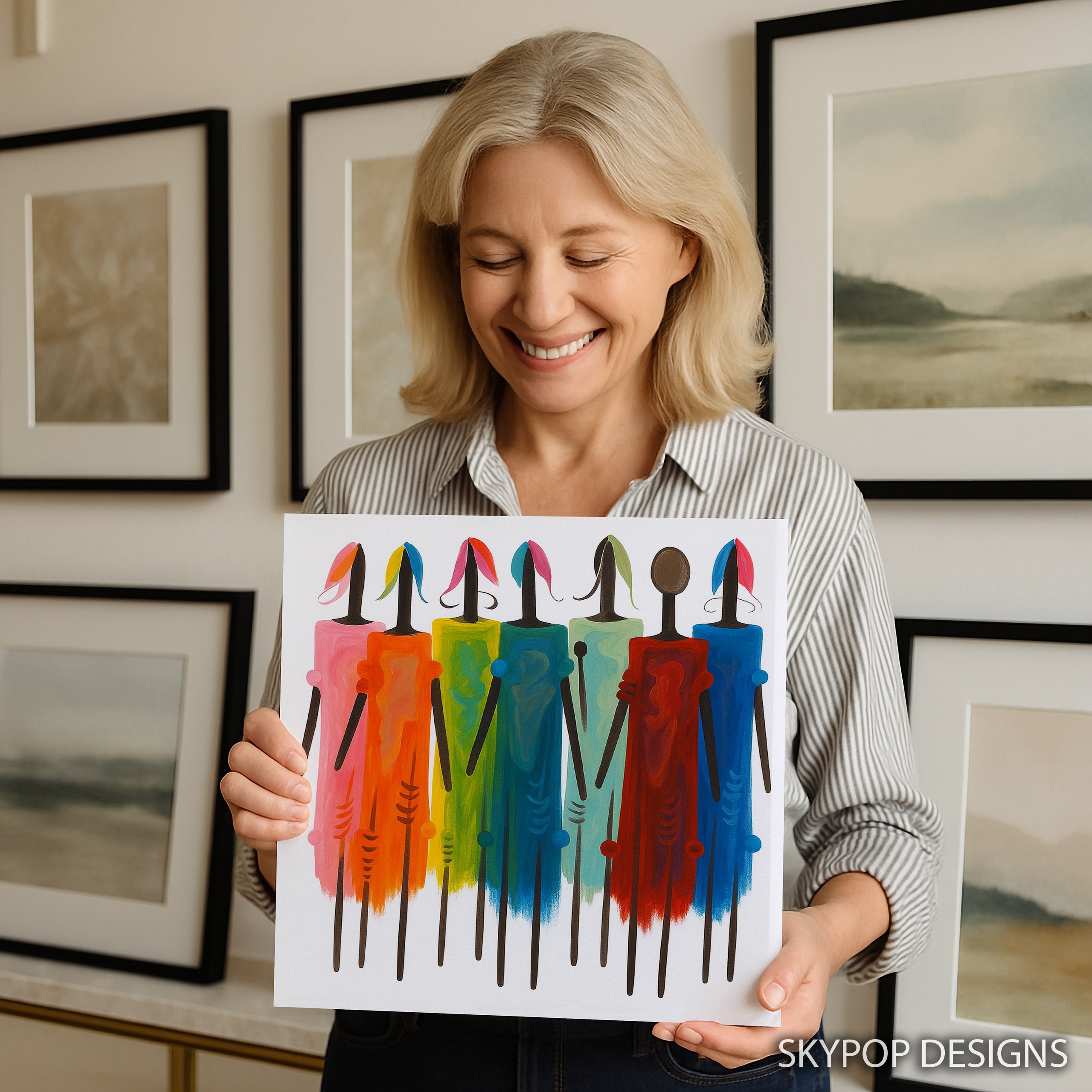 9.jpg Colorful Figures Art