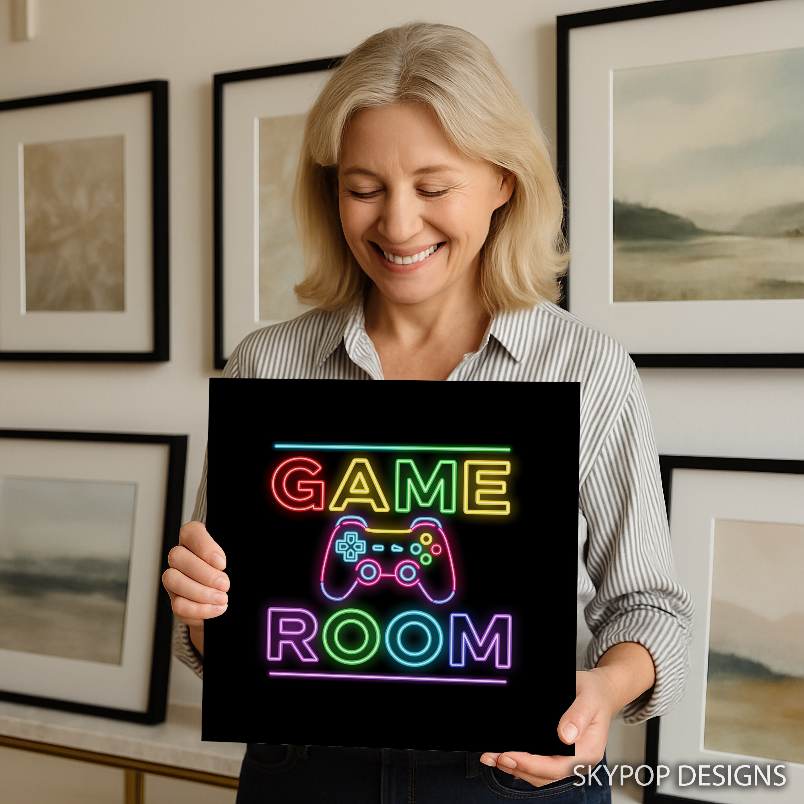 9.jpg Neon Game Room Art
