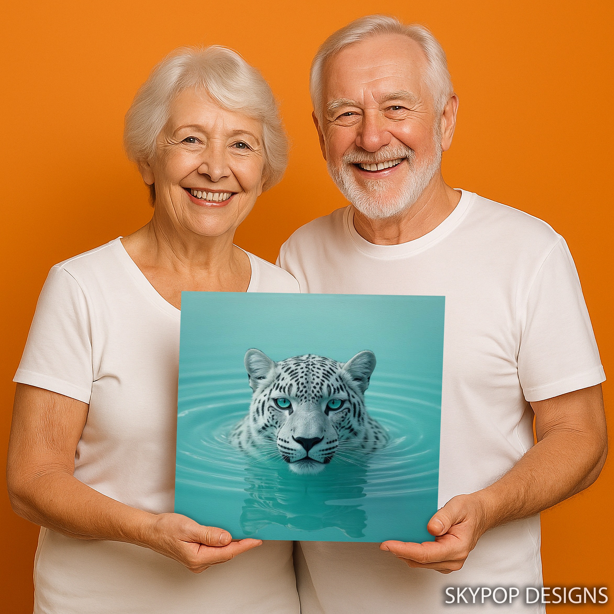9.jpg Snow Leopard Art