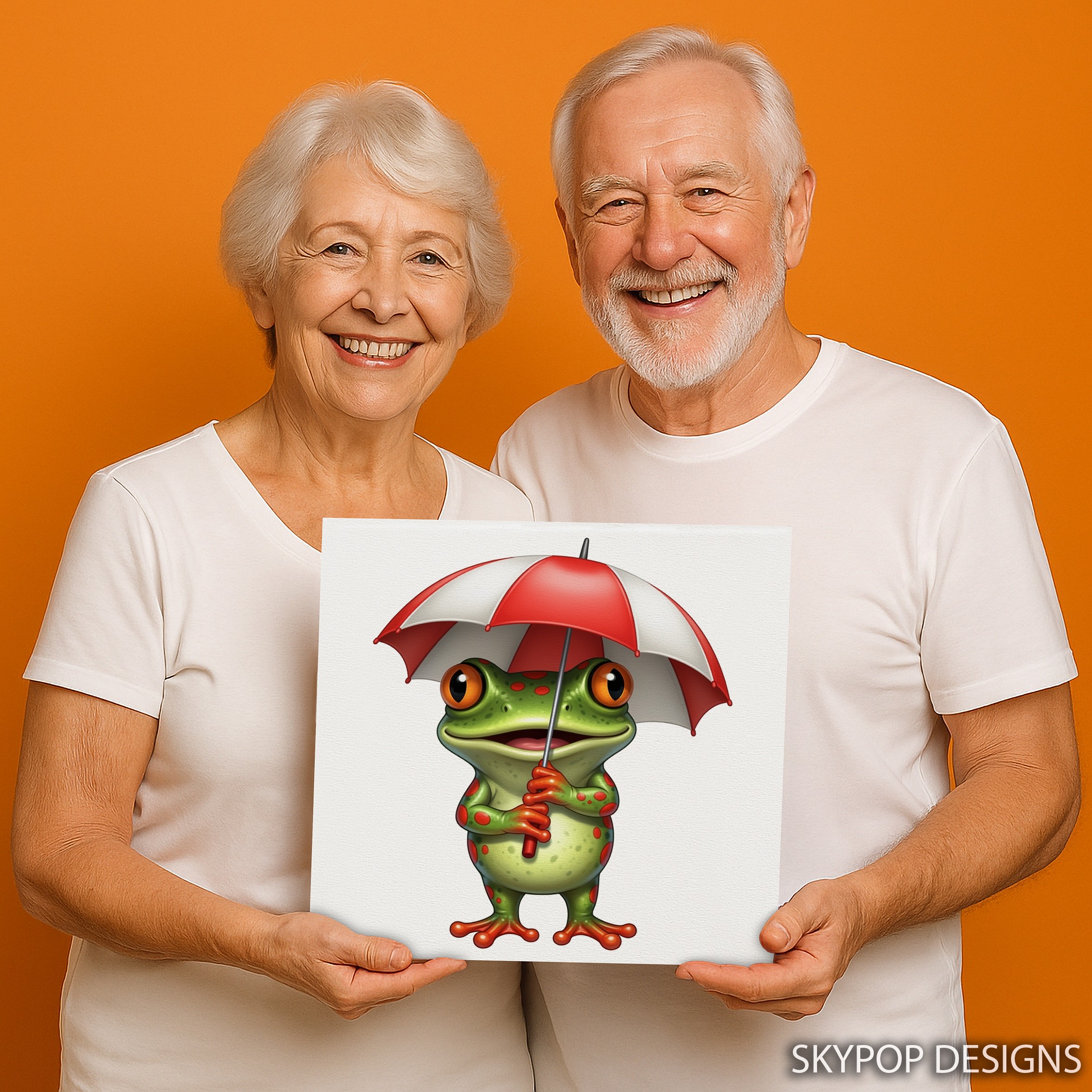 9.jpg Frog Umbrella Art