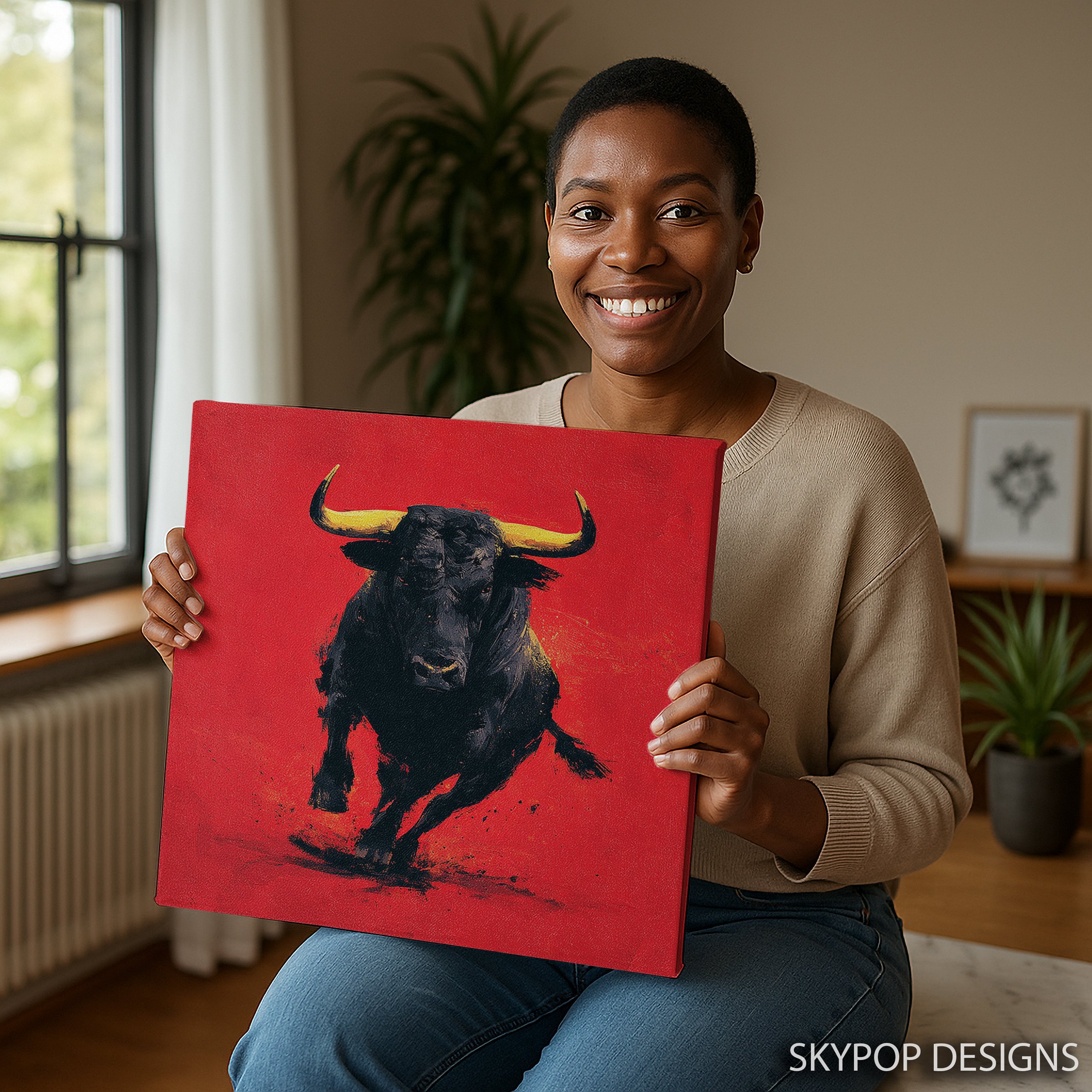 9.jpg Charging Bull Art