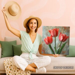 Tulip Blossoms Art