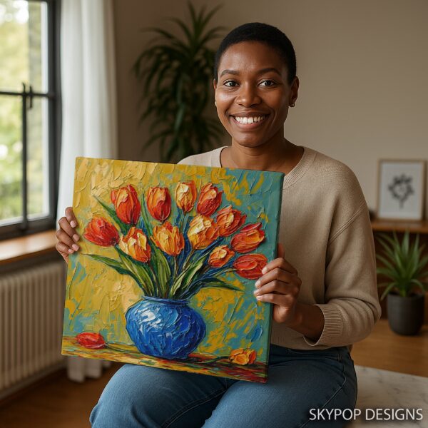 Tulip Bouquet Art