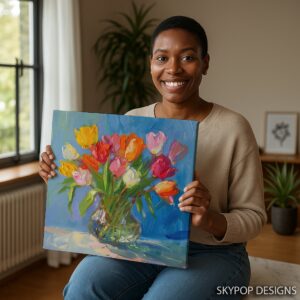 Tulip Bouquet Art