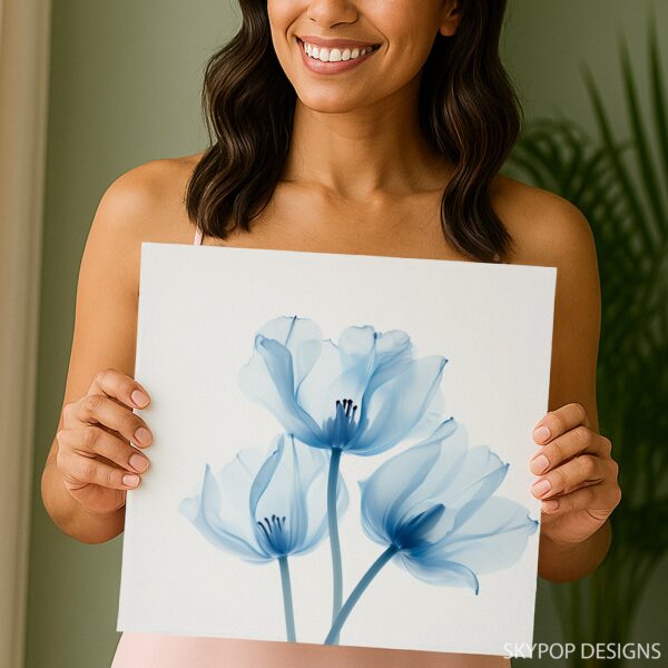 Blue Tulip Art