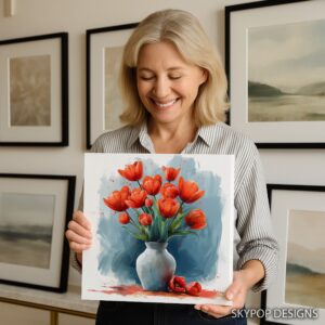 Tulip Bouquet Art