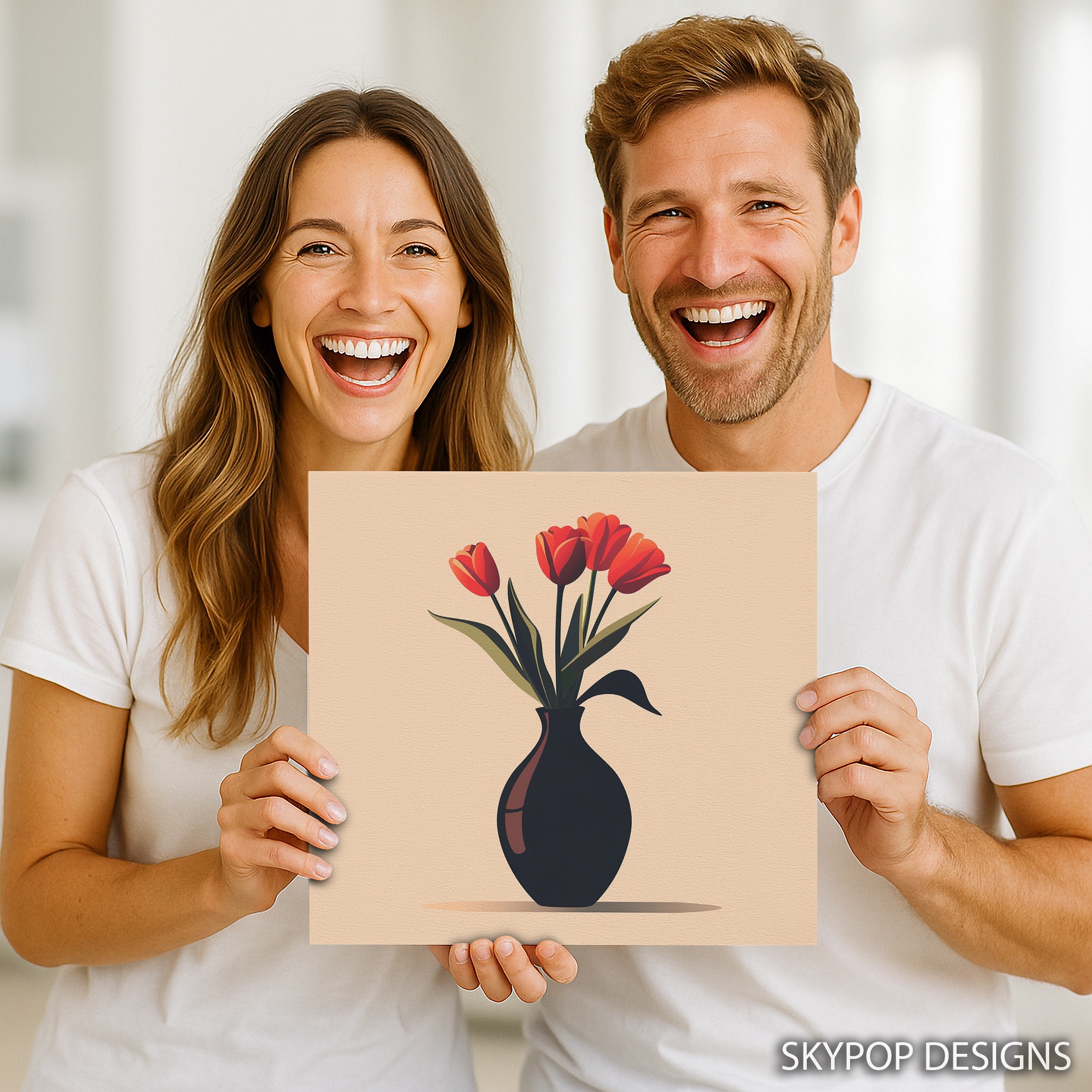 9.jpg Red Tulips Art