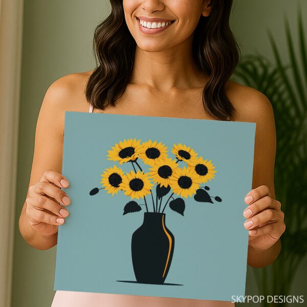 Sunflower Bouquet Art