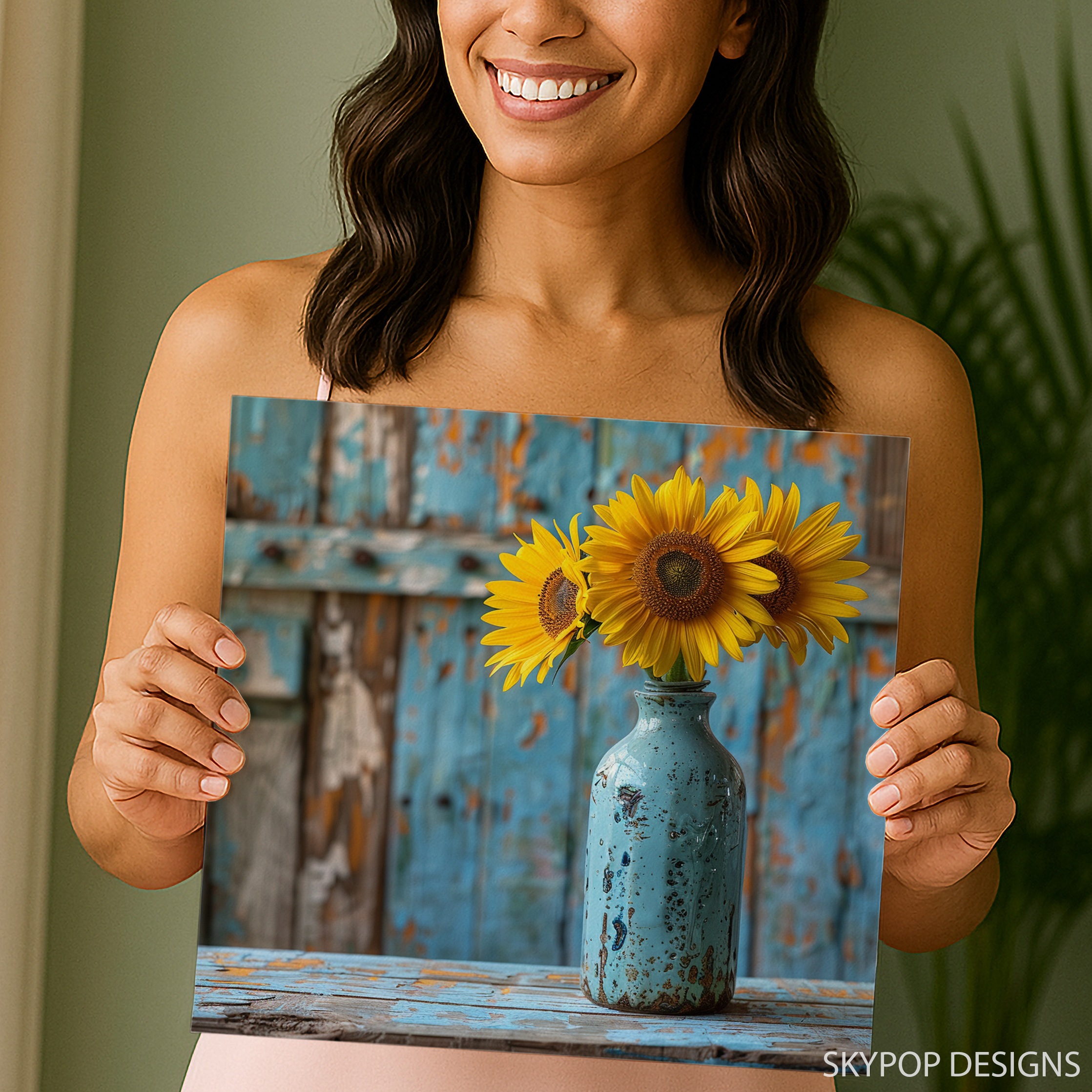 9.jpg Sunflower Vase Art