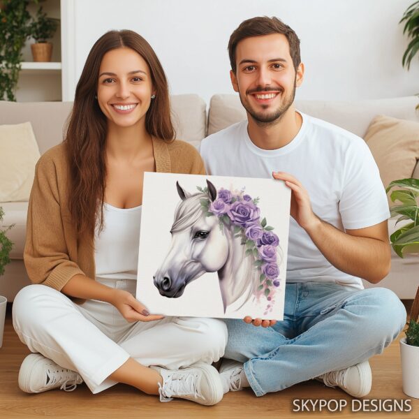Horse Rose Art