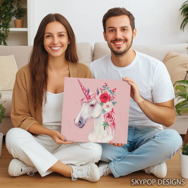 Unicorn Floral Art