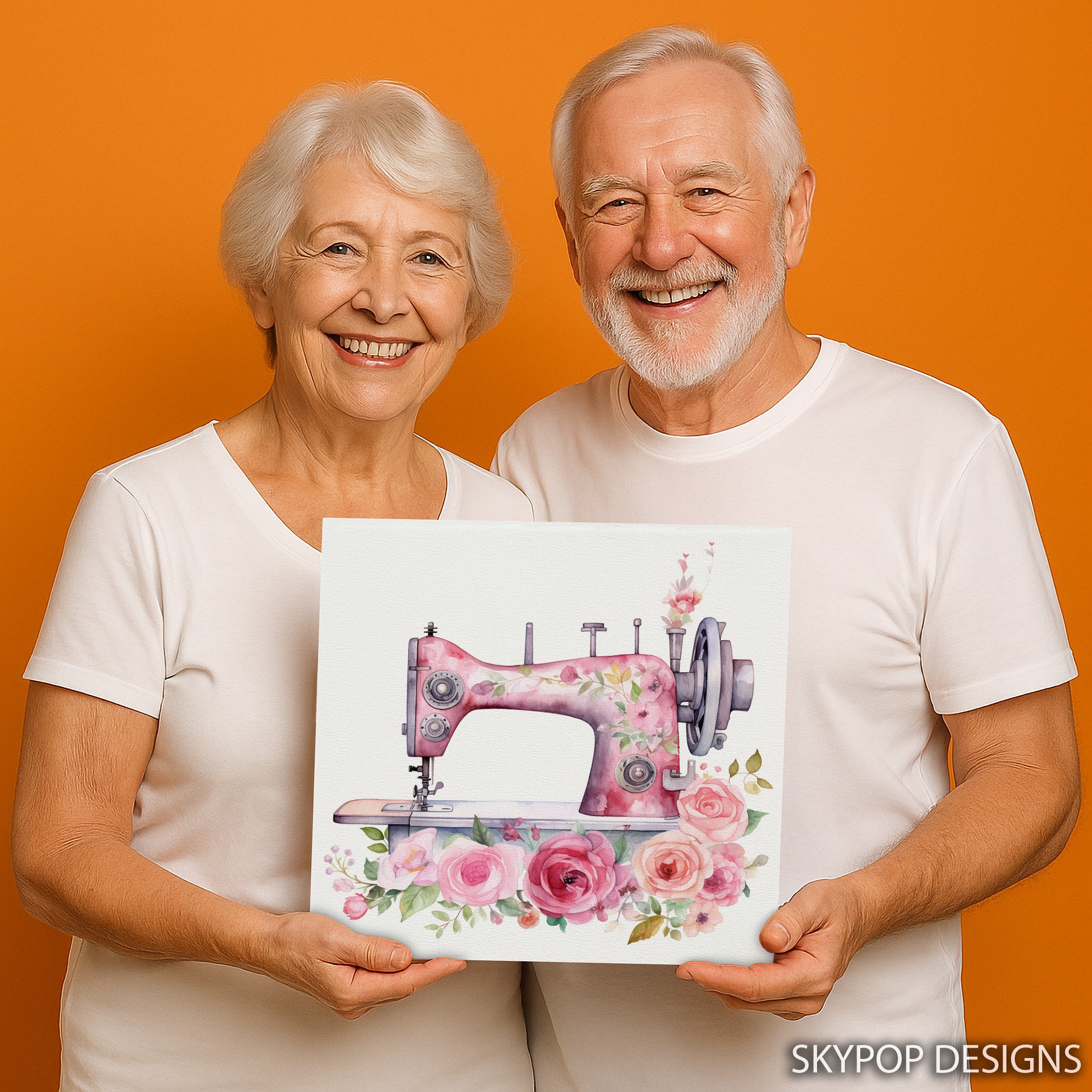 9.jpg Rose Sewing Machine Art