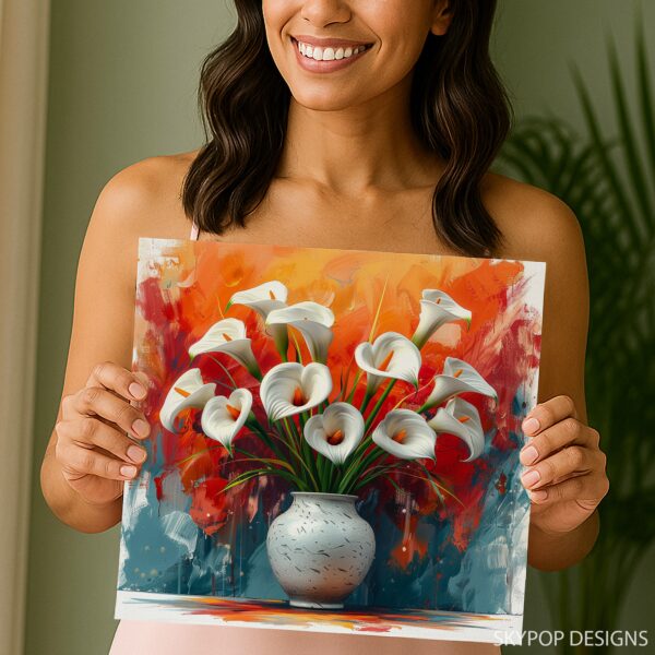 Calla Lily Vase Art