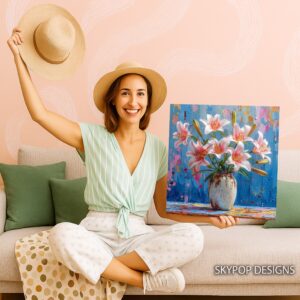 Lily Vase Art