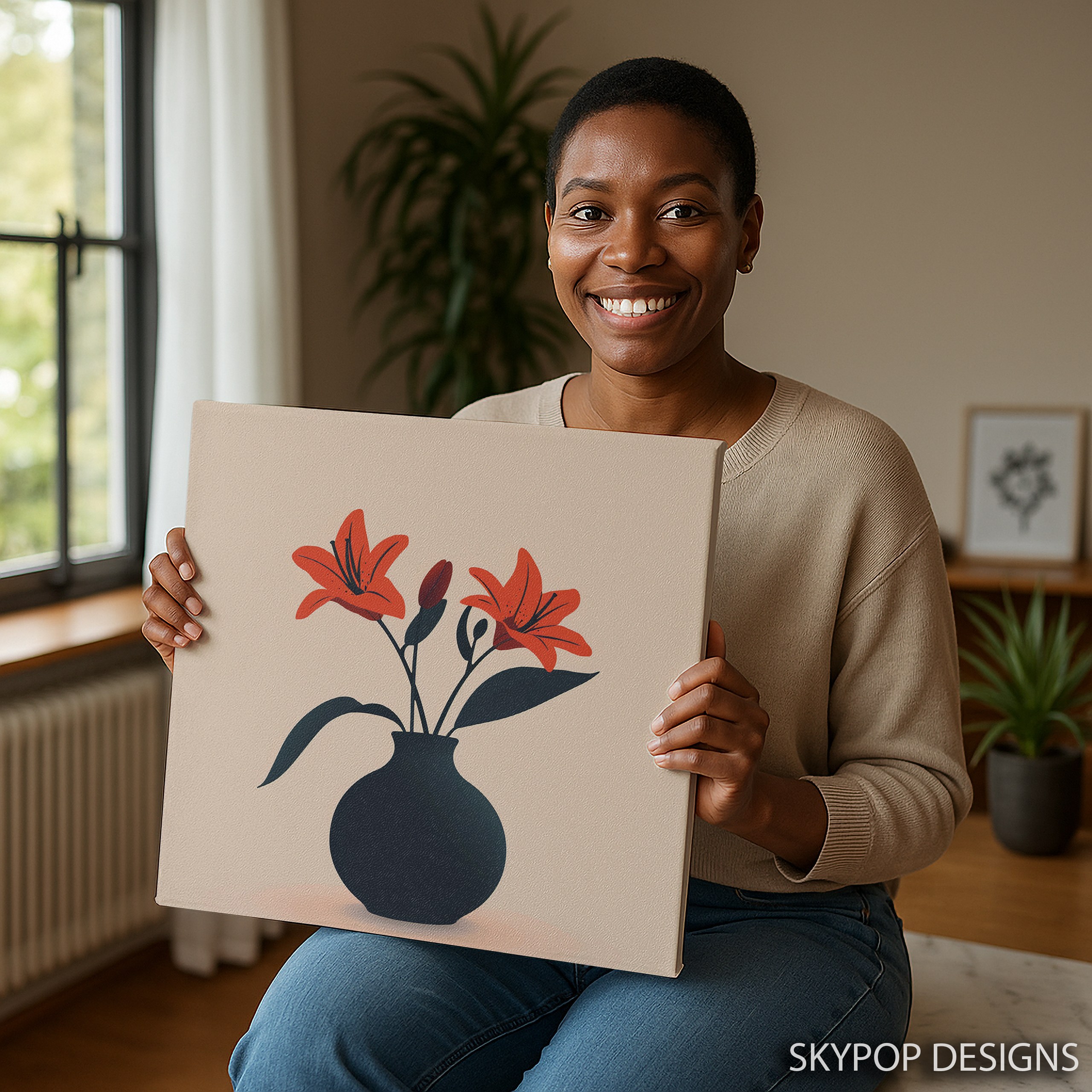 9.jpg Lily Vase Art