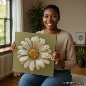 Daisy Flower Art